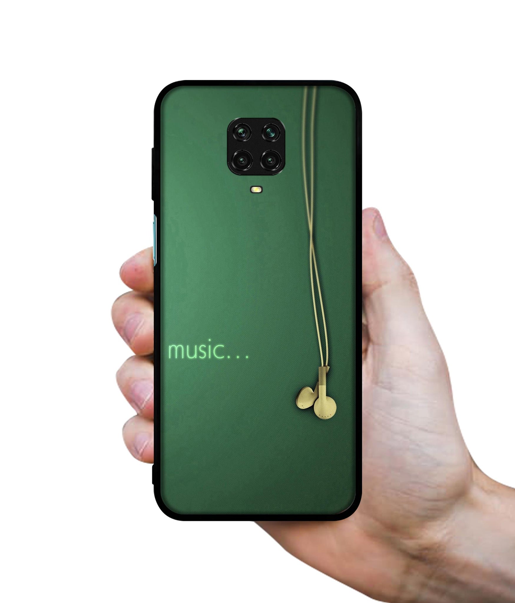 Headphone Music Designer 2D Printed Back Case Cover for Mi Redmi Note 9 Pro / Note 9 Pro Max / Poco M2 Pro