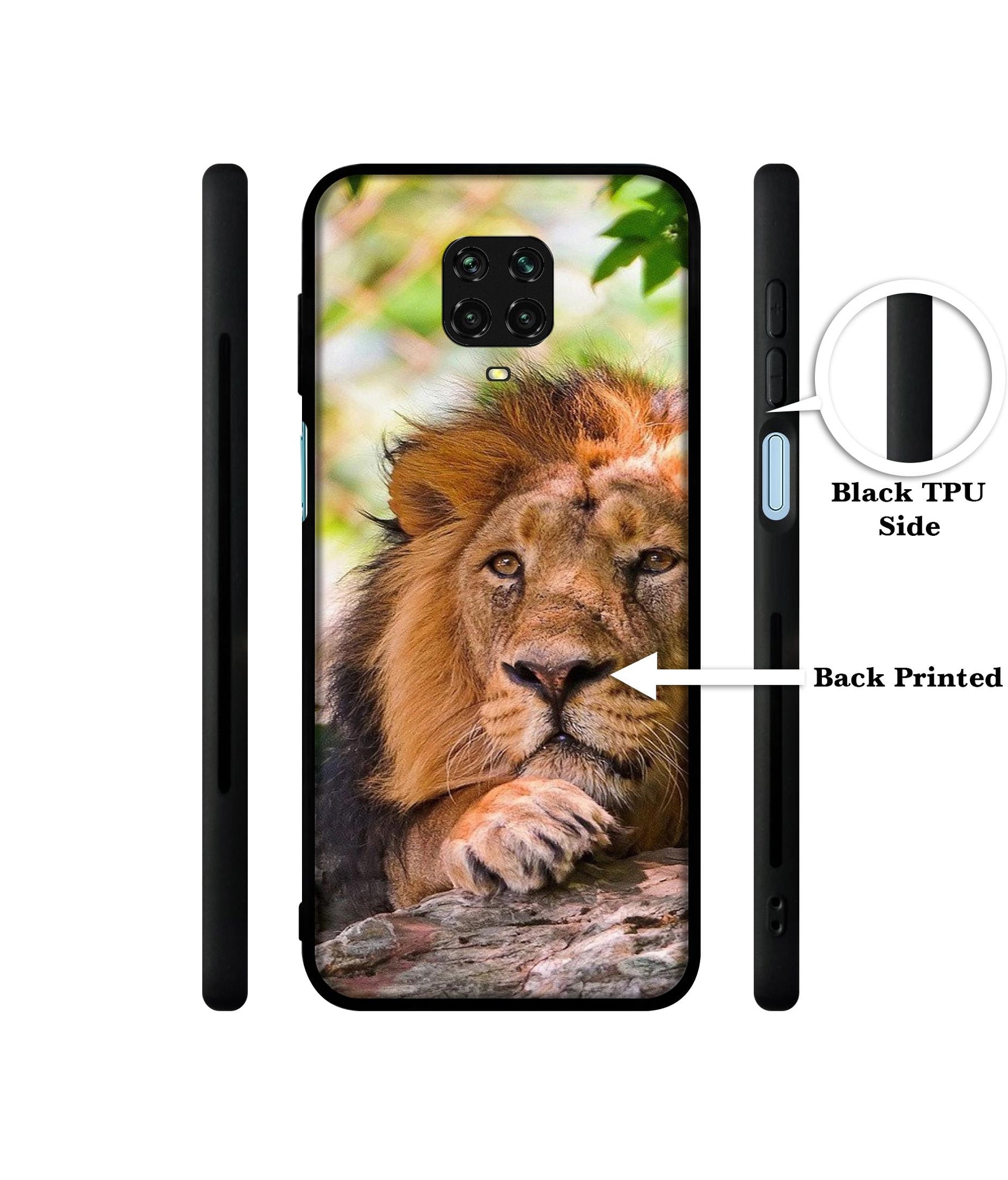 Tiger Pattern Print Designer 2D Printed Back Case Cover for Mi Redmi Note 9 Pro / Note 9 Pro Max / Poco M2 Pro