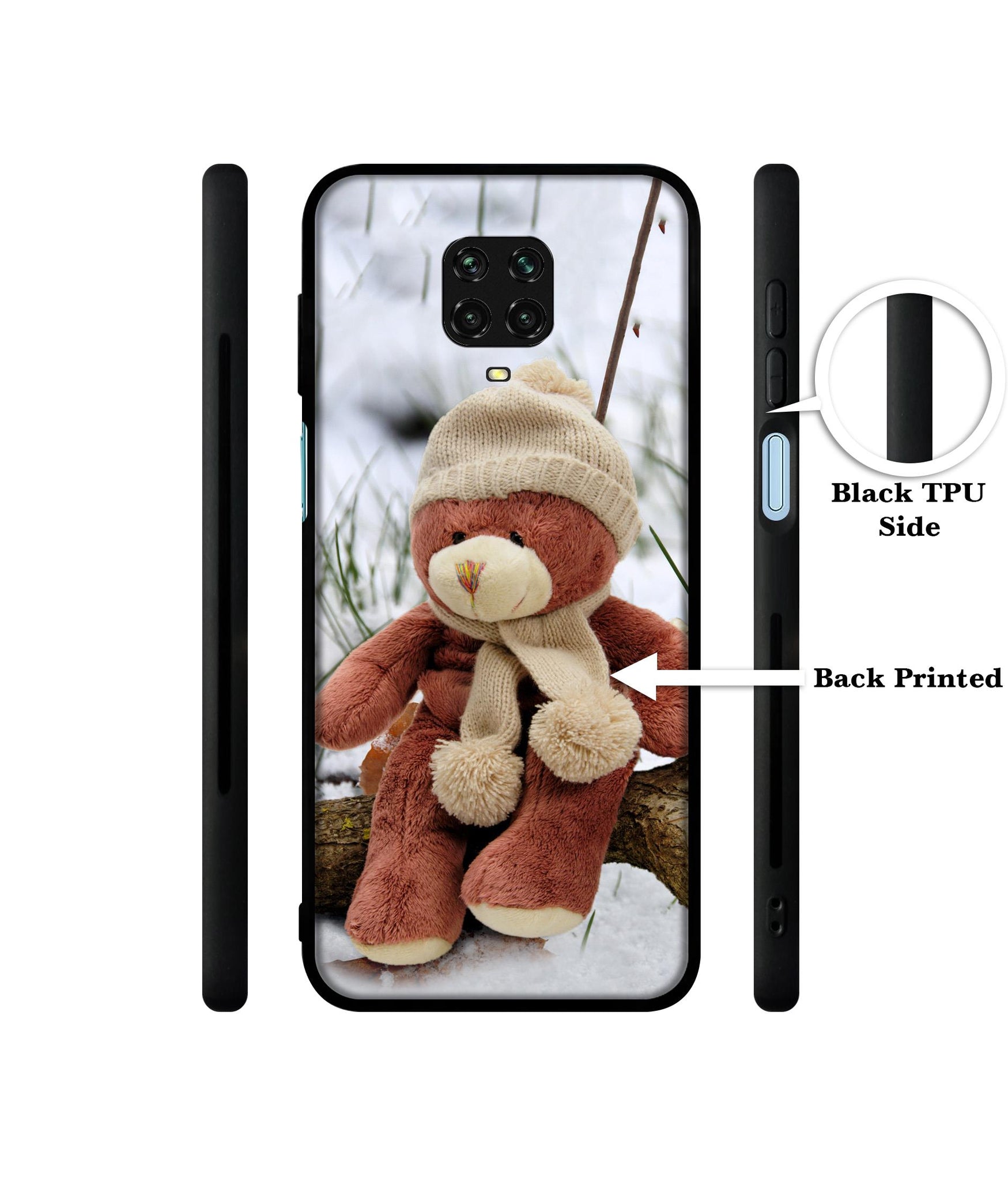 Woolen Bear Designer 2D Printed Back Case Cover for Mi Redmi Note 9 Pro / Note 9 Pro Max / Poco M2 Pro