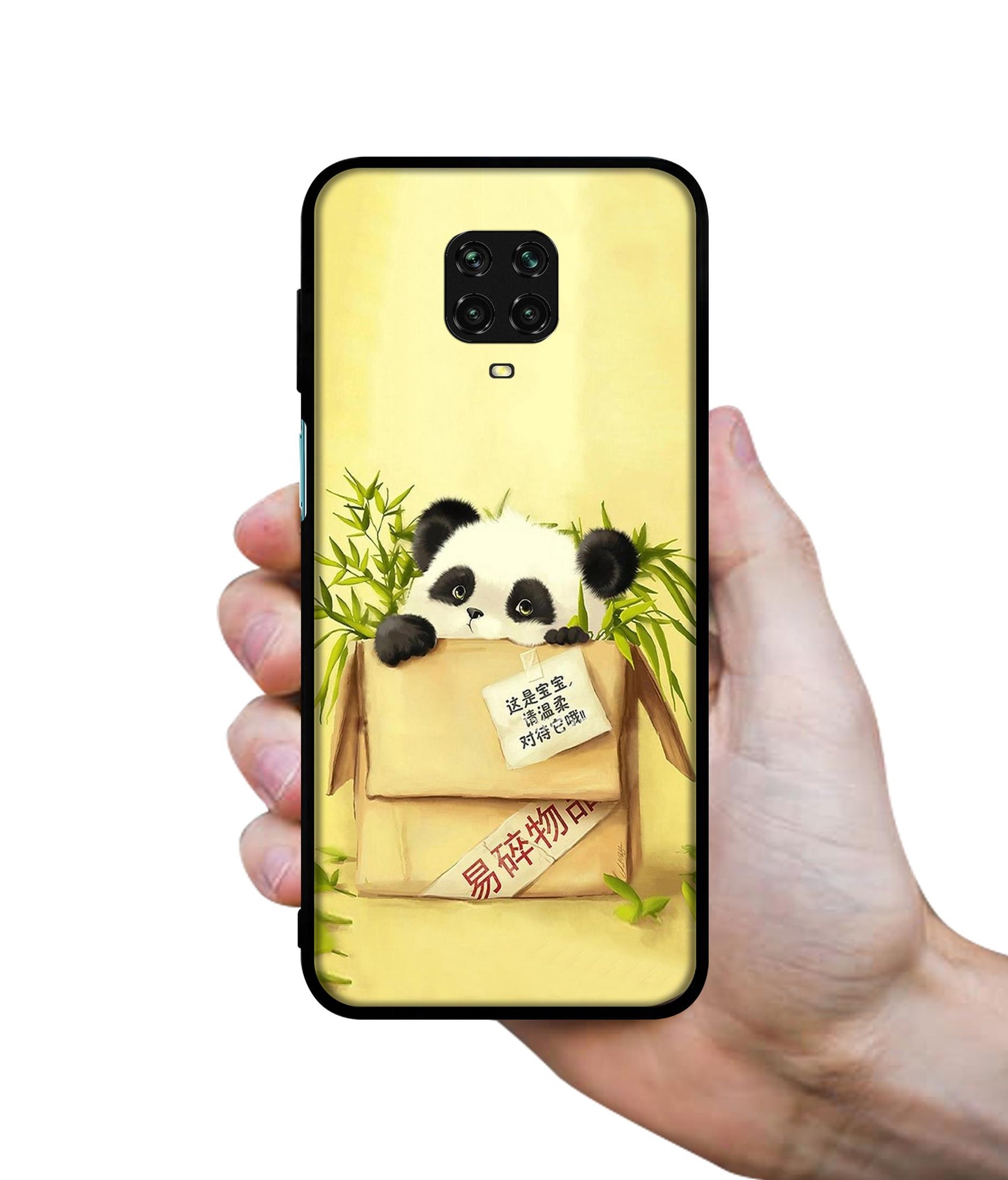 Panda In Box Designer 2D Printed Back Case Cover for Mi Redmi Note 9 Pro / Note 9 Pro Max / Poco M2 Pro