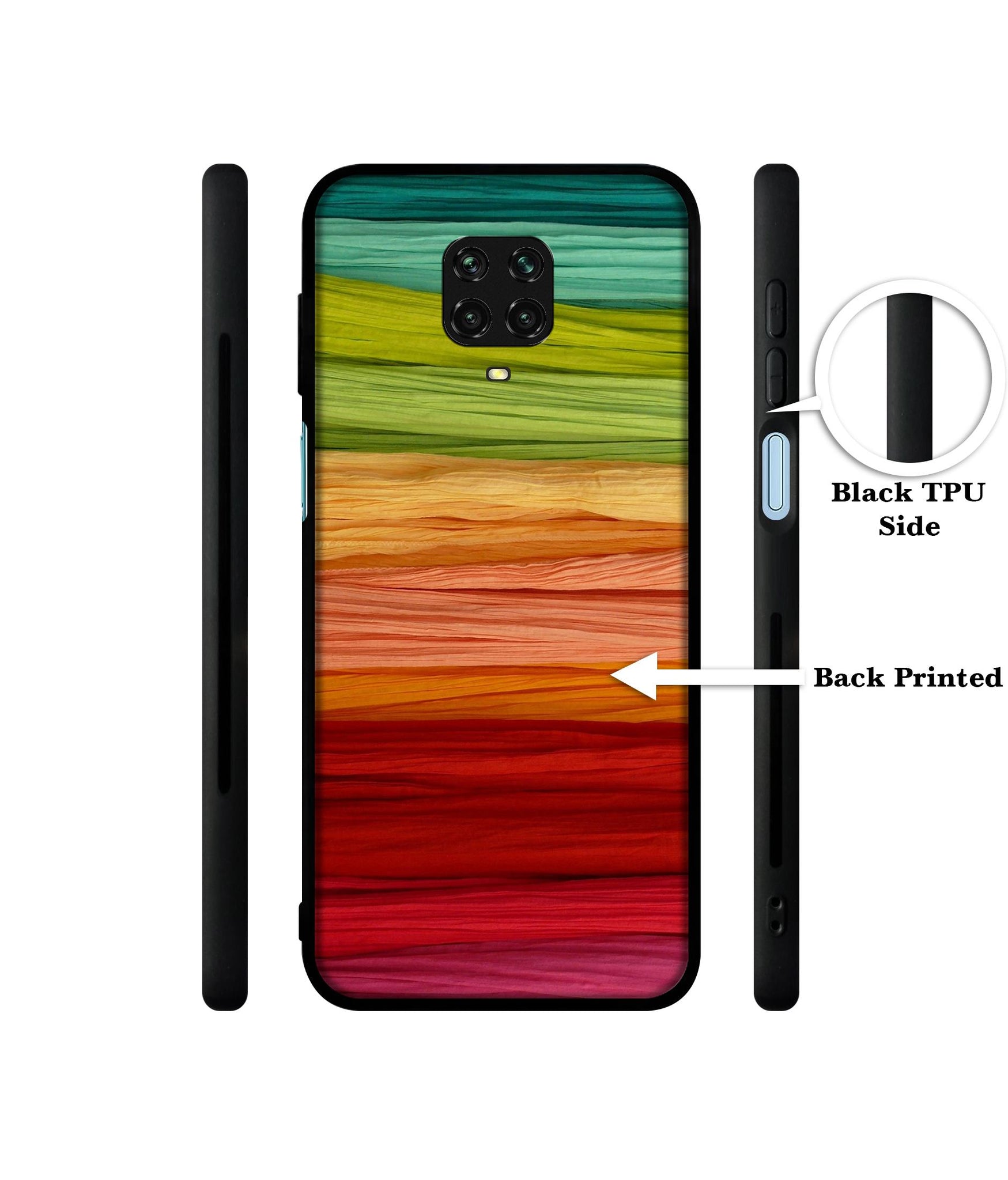 Colorful Thread Designer 2D Printed Back Case Cover for Mi Redmi Note 9 Pro / Note 9 Pro Max / Poco M2 Pro