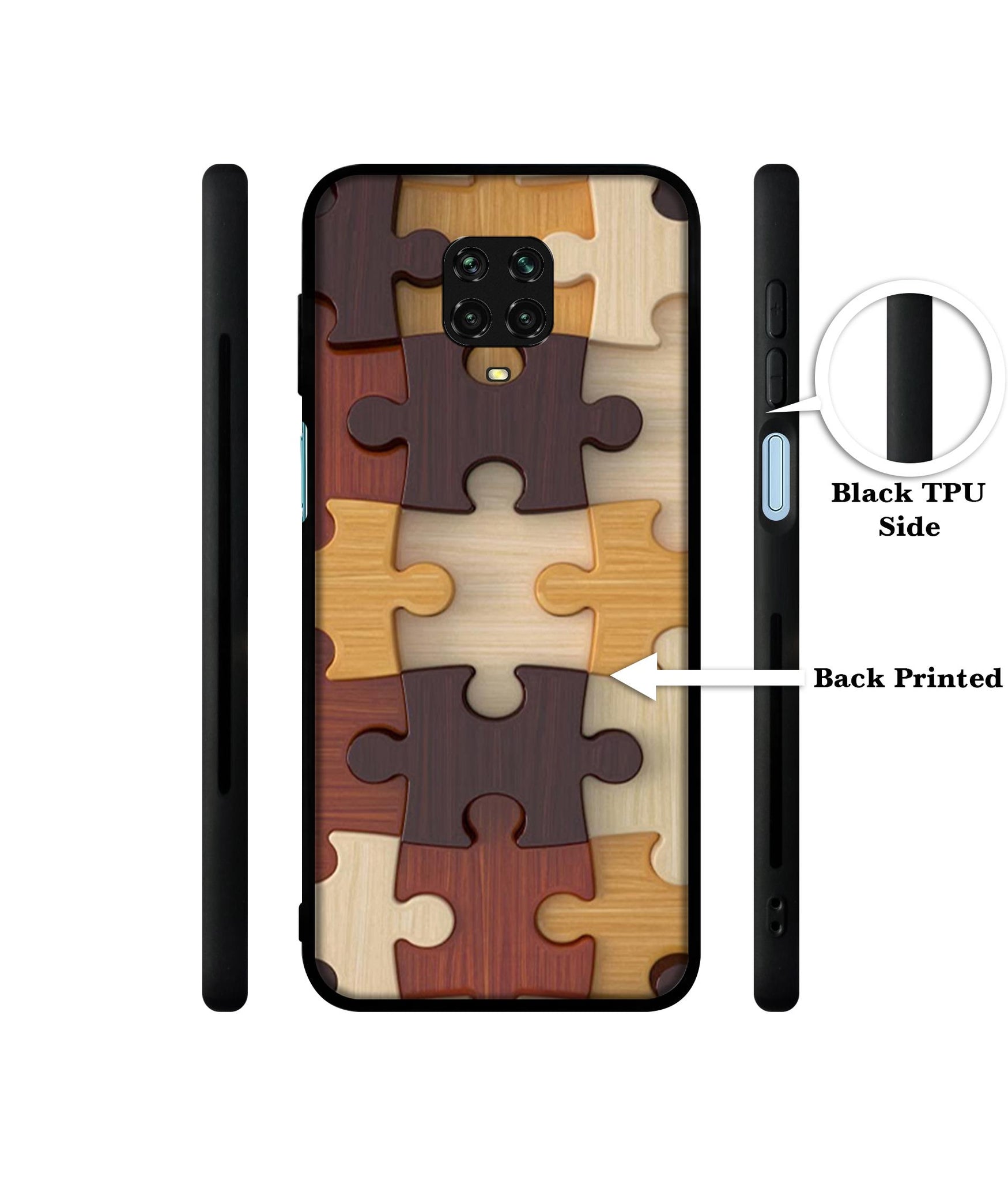 Puzzle Pattern Designer 2D Printed Back Case Cover for Mi Redmi Note 9 Pro / Note 9 Pro Max / Poco M2 Pro
