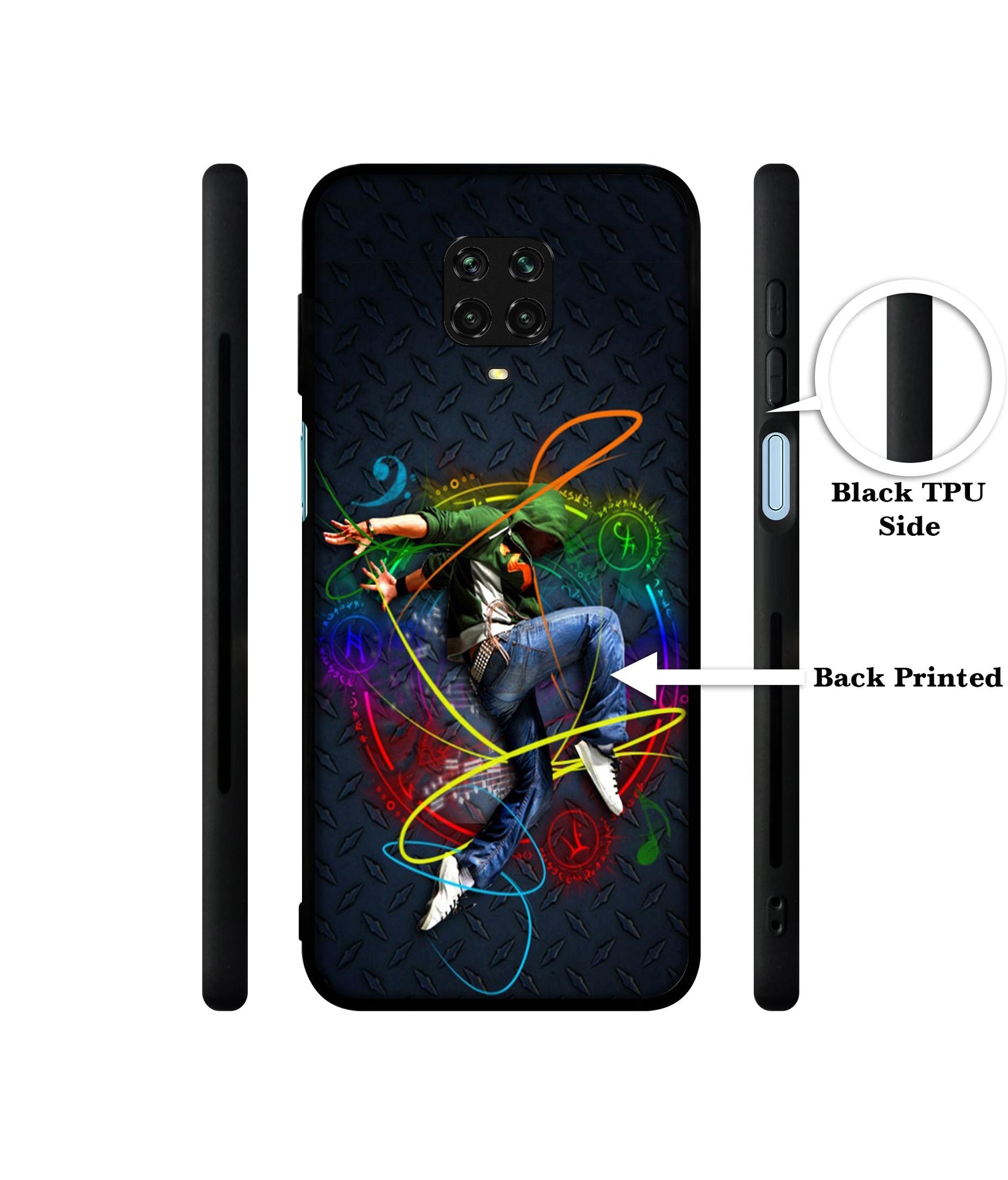 Boy With Music Designer 2D Printed Back Case Cover for Mi Redmi Note 9 Pro / Note 9 Pro Max / Poco M2 Pro