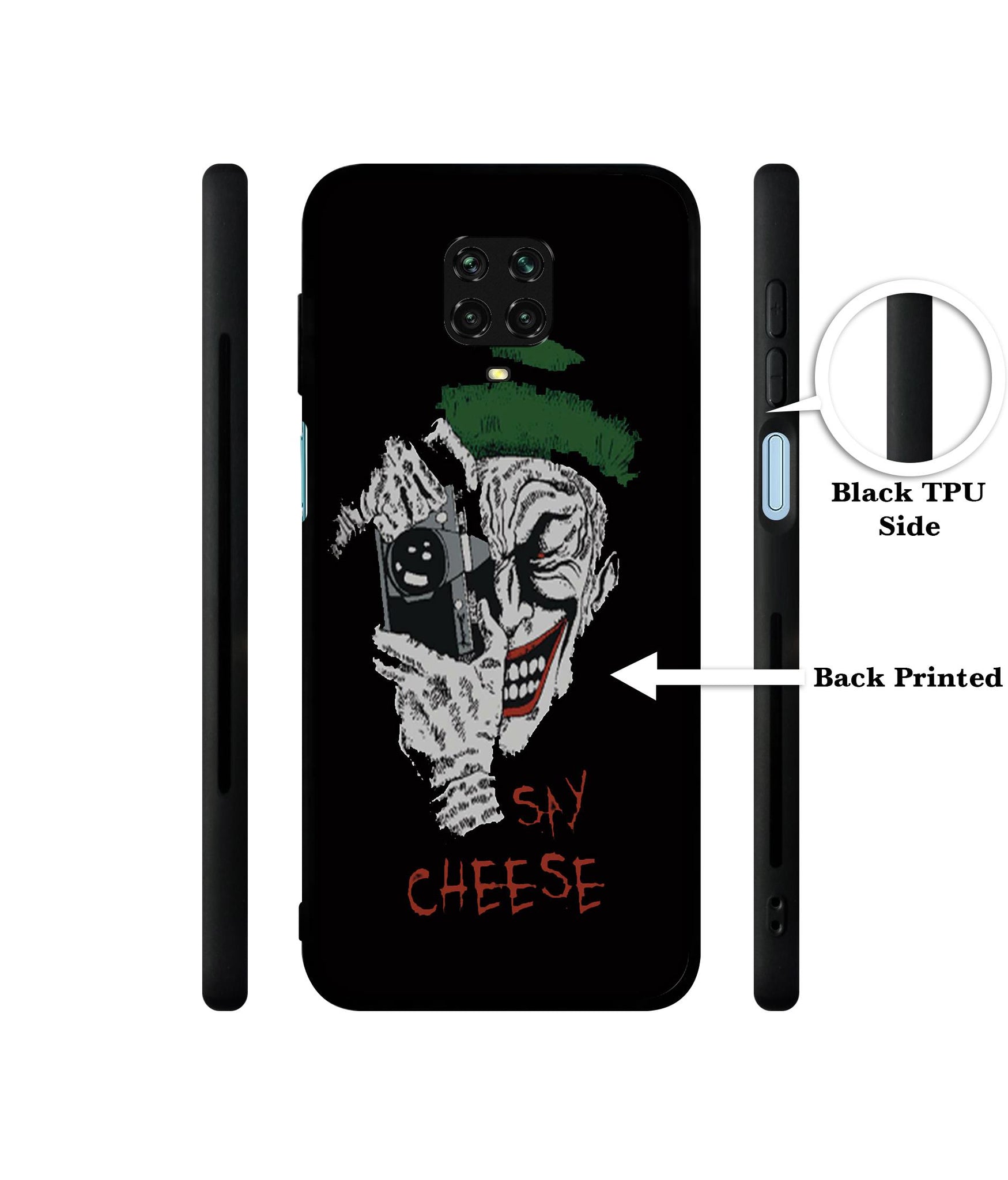 Joker Say Cheese Designer 2D Printed Back Case Cover for Mi Redmi Note 9 Pro / Note 9 Pro Max / Poco M2 Pro