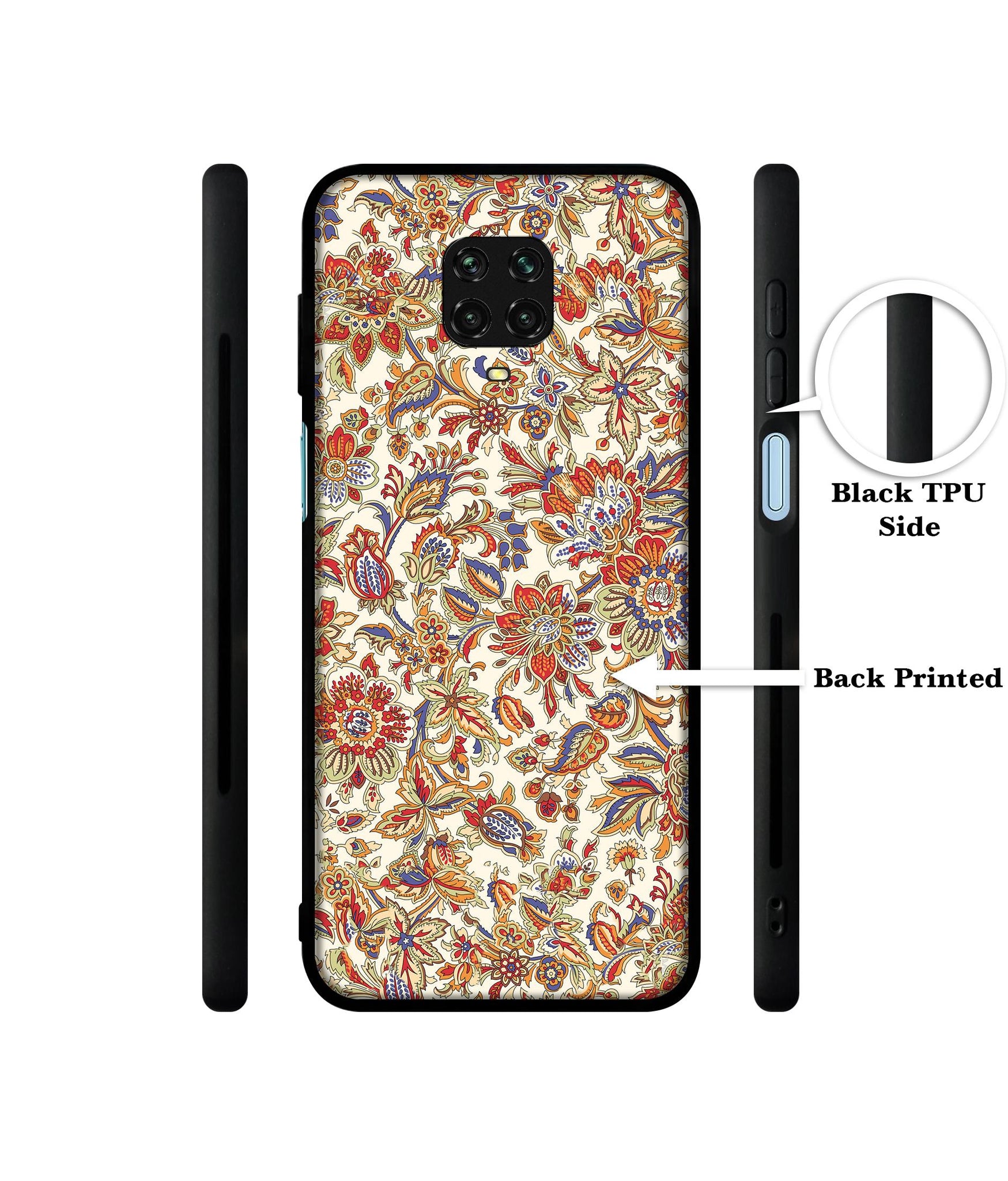 Floral Designer 2D Printed Back Case Cover for Mi Redmi Note 9 Pro / Note 9 Pro Max / Poco M2 Pro