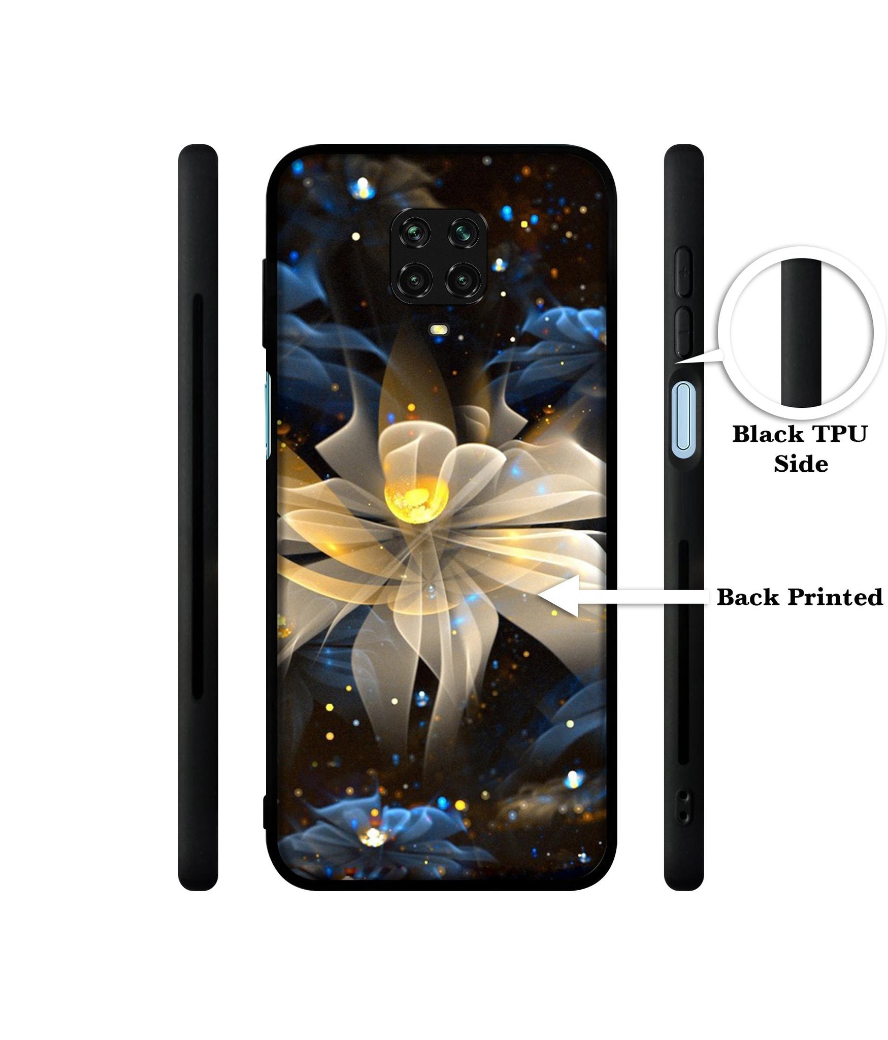 Art Flower Designer 2D Printed Back Case Cover for Mi Redmi Note 9 Pro / Note 9 Pro Max / Poco M2 Pro