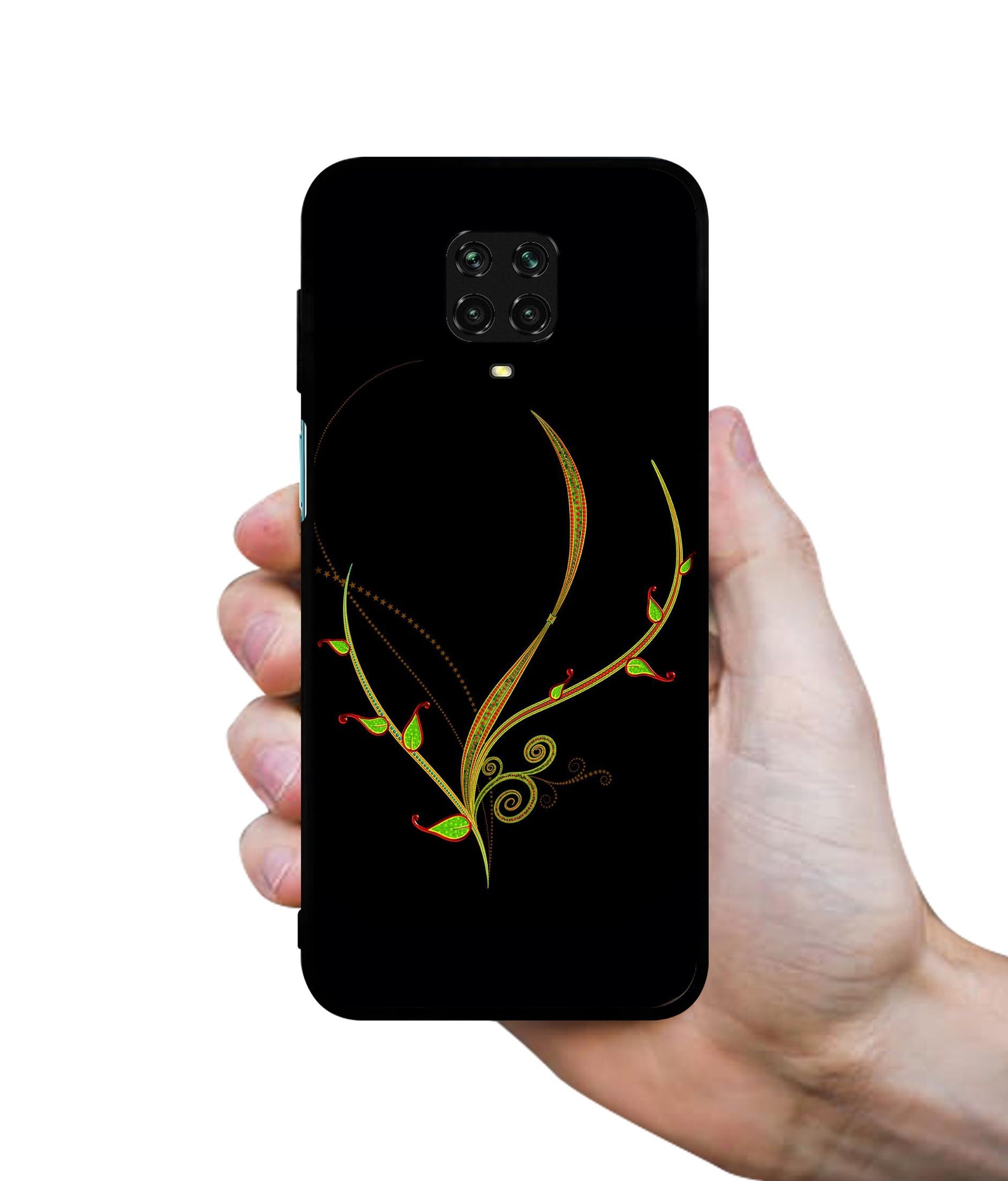 Yellow Pattern Designer 2D Printed Back Case Cover for Mi Redmi Note 9 Pro / Note 9 Pro Max / Poco M2 Pro