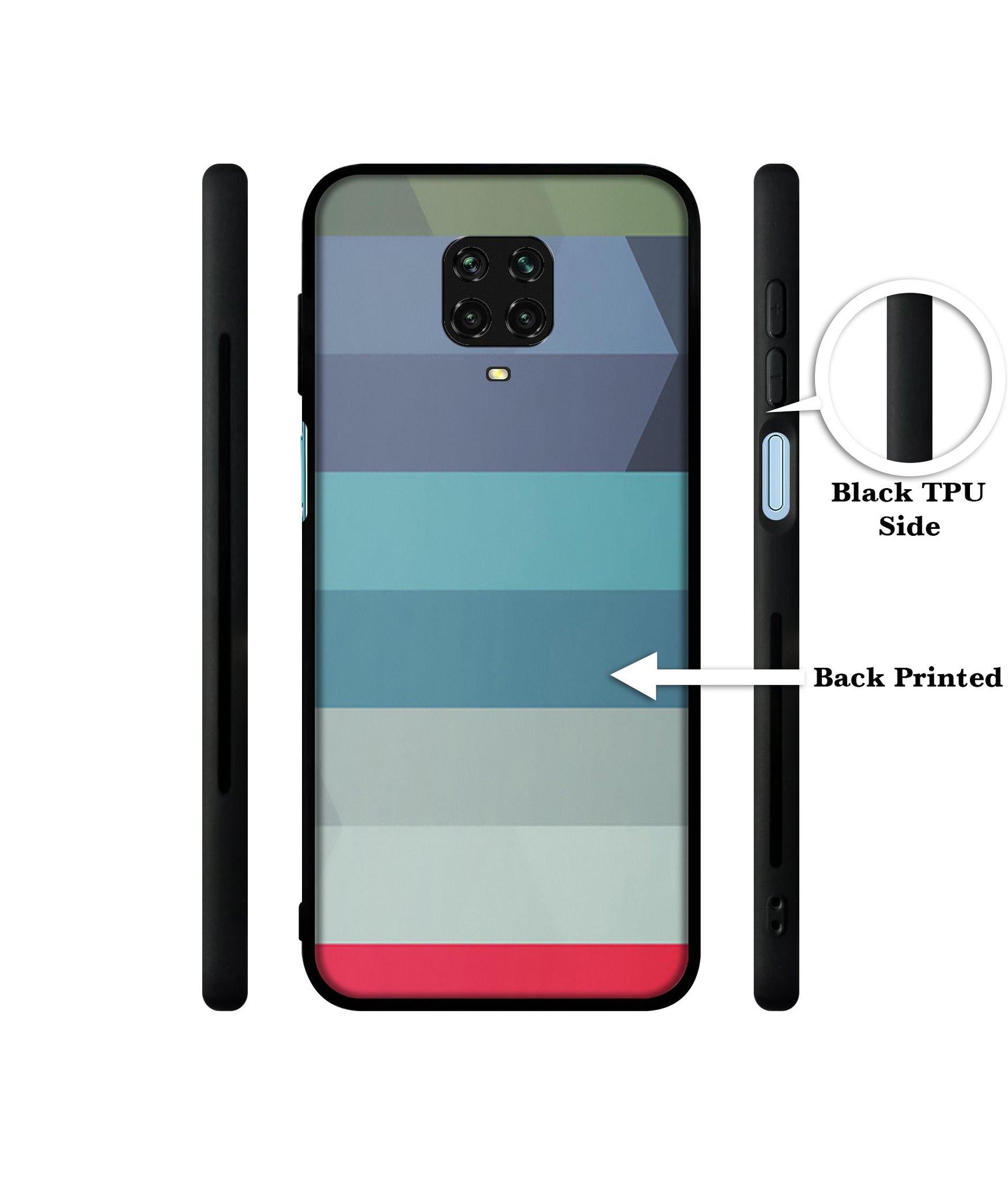 Colorful Lines Designer 2D Printed Back Case Cover for Mi Redmi Note 9 Pro / Note 9 Pro Max / Poco M2 Pro