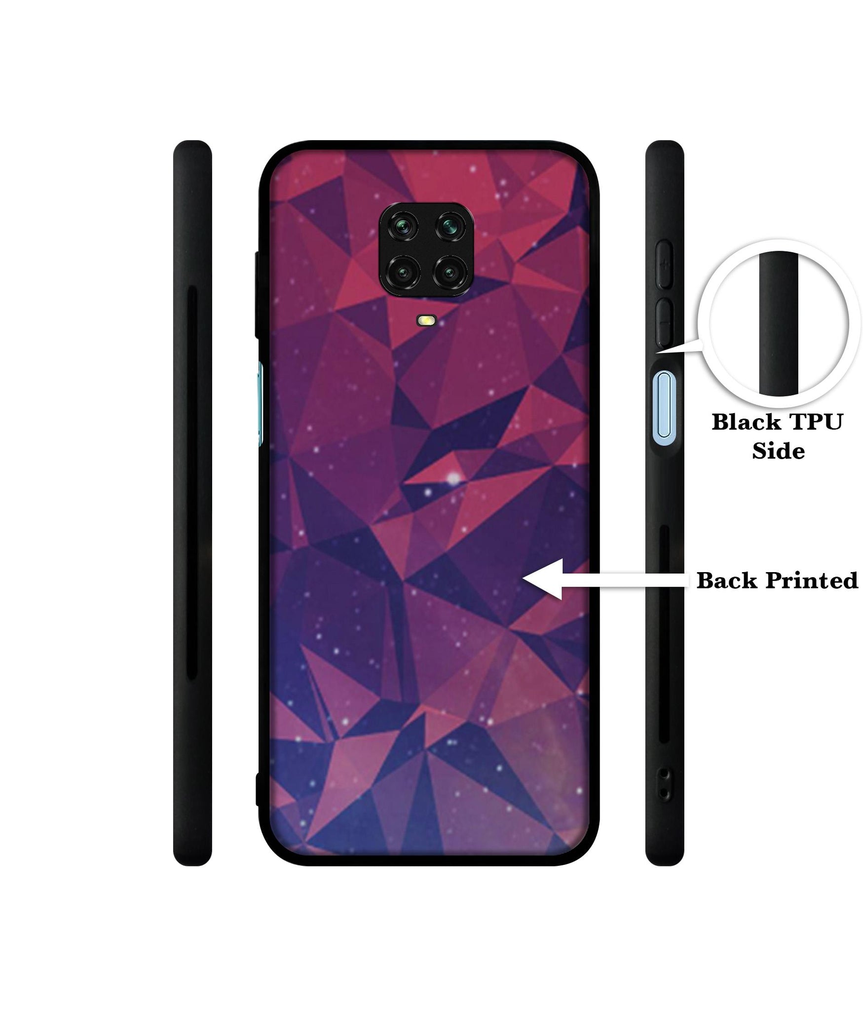 Bad Color Shape Designer 2D Printed Back Case Cover for Mi Redmi Note 9 Pro / Note 9 Pro Max / Poco M2 Pro