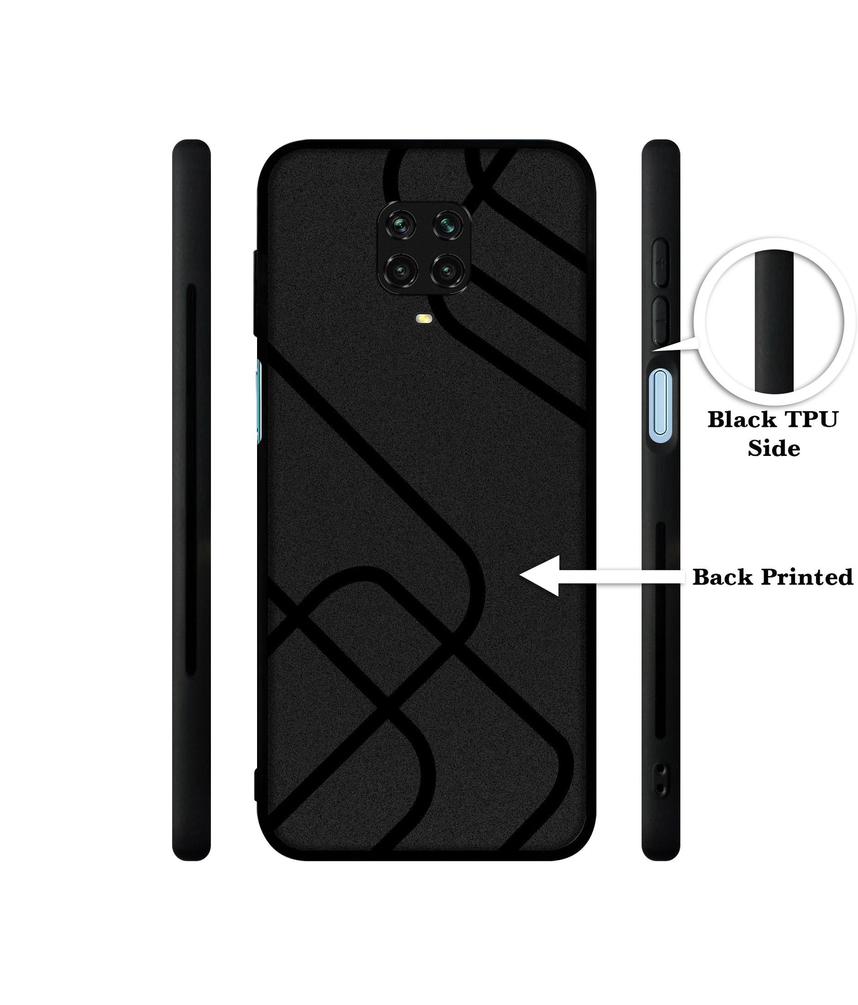 Zig / Zag Black Line Designer 2D Printed Back Case Cover for Mi Redmi Note 9 Pro / Note 9 Pro Max / Poco M2 Pro