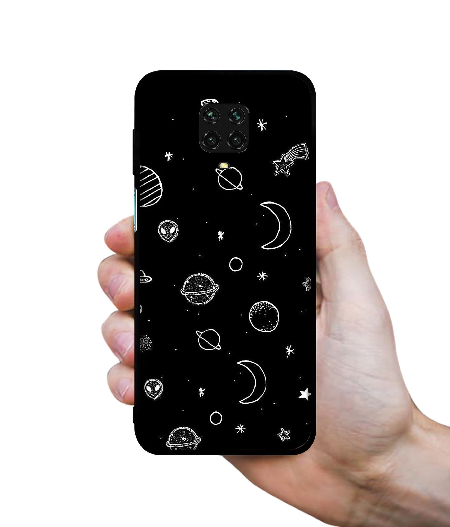 Space Stars Universe Designer 2D Printed Back Case Cover for Mi Redmi Note 9 Pro / Note 9 Pro Max / Poco M2 Pro