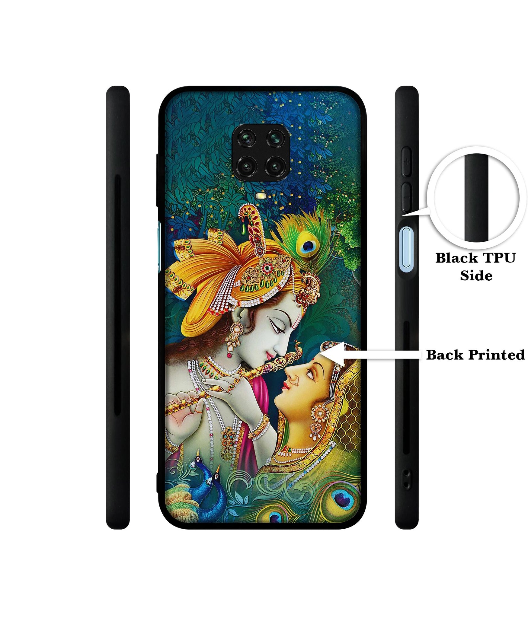 Radha Kishan Love Designer 2D Printed Back Case Cover for Mi Redmi Note 9 Pro / Note 9 Pro Max / Poco M2 Pro