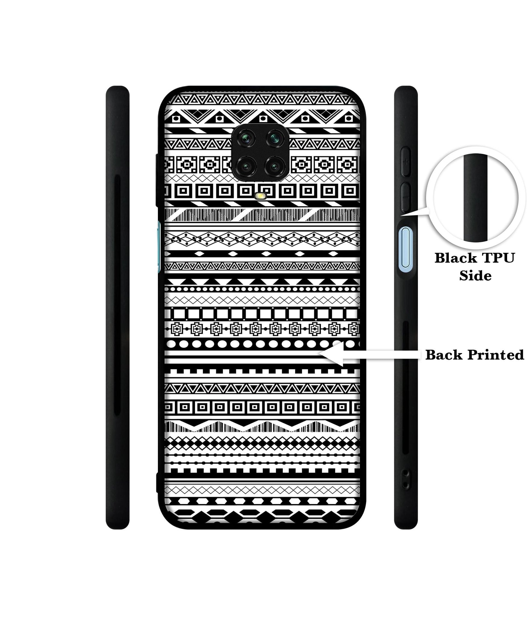 Black & White Patterns Designer 2D Printed Back Case Cover for Mi Redmi Note 9 Pro / Note 9 Pro Max / Poco M2 Pro