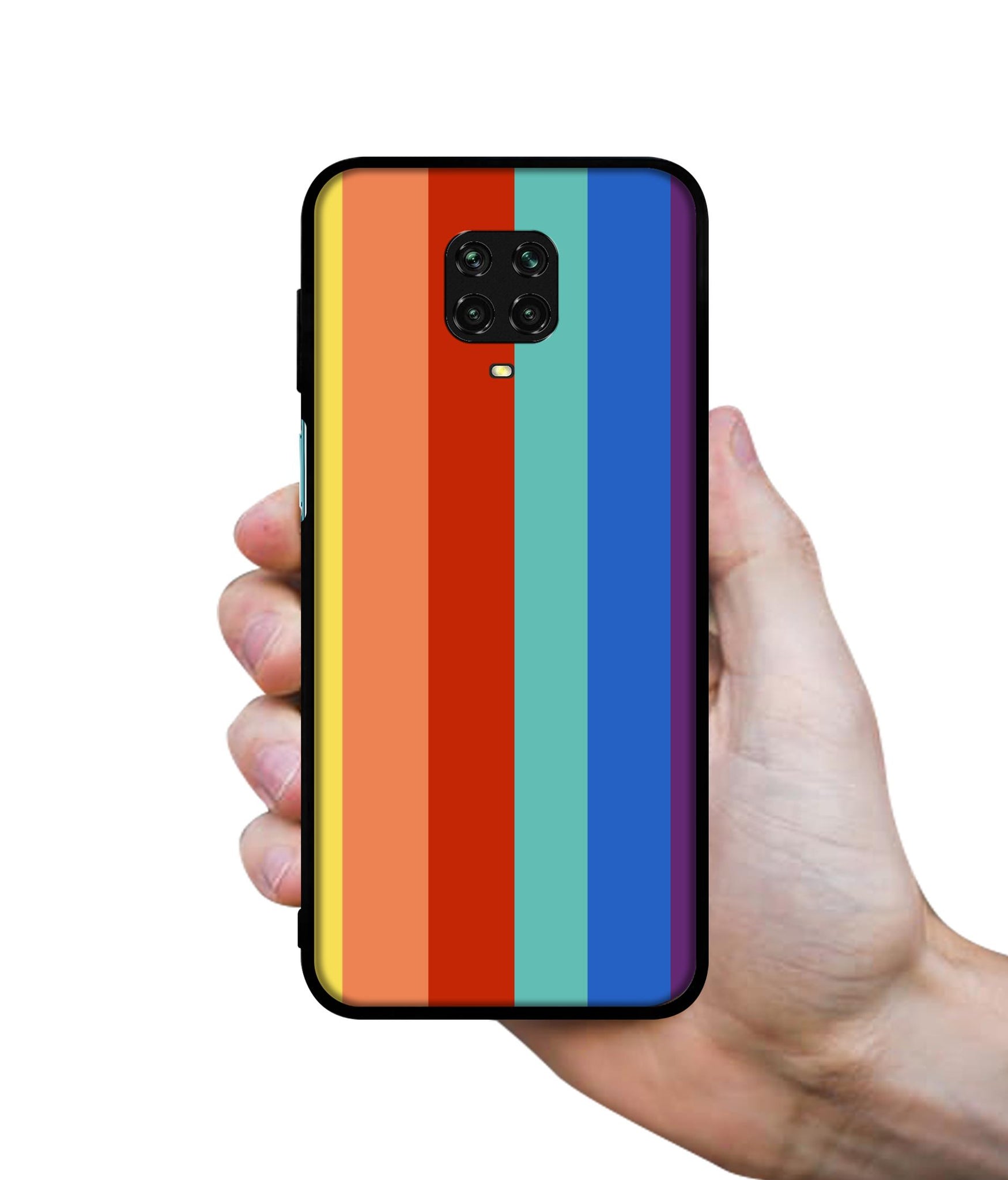 Rainbow Colors Designer 2D Printed Back Case Cover for Mi Redmi Note 9 Pro / Note 9 Pro Max / Poco M2 Pro