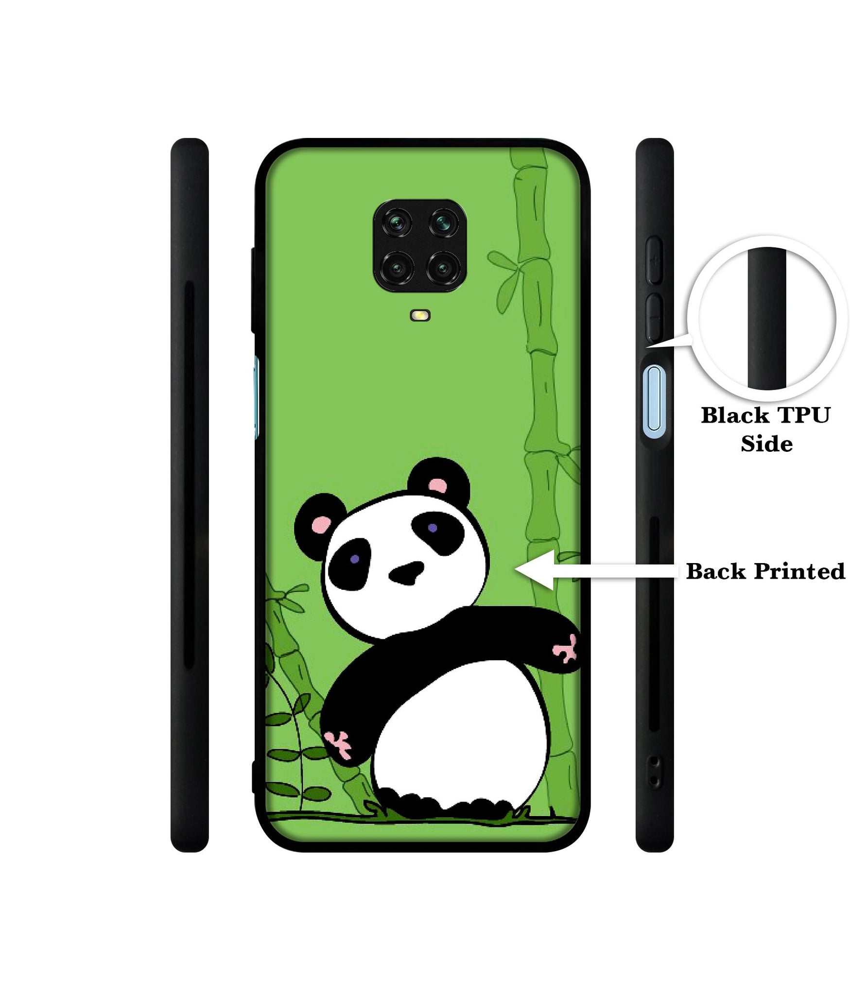Panda with Bamboo Designer 2D Printed Back Case Cover for Mi Redmi Note 9 Pro / Note 9 Pro Max / Poco M2 Pro