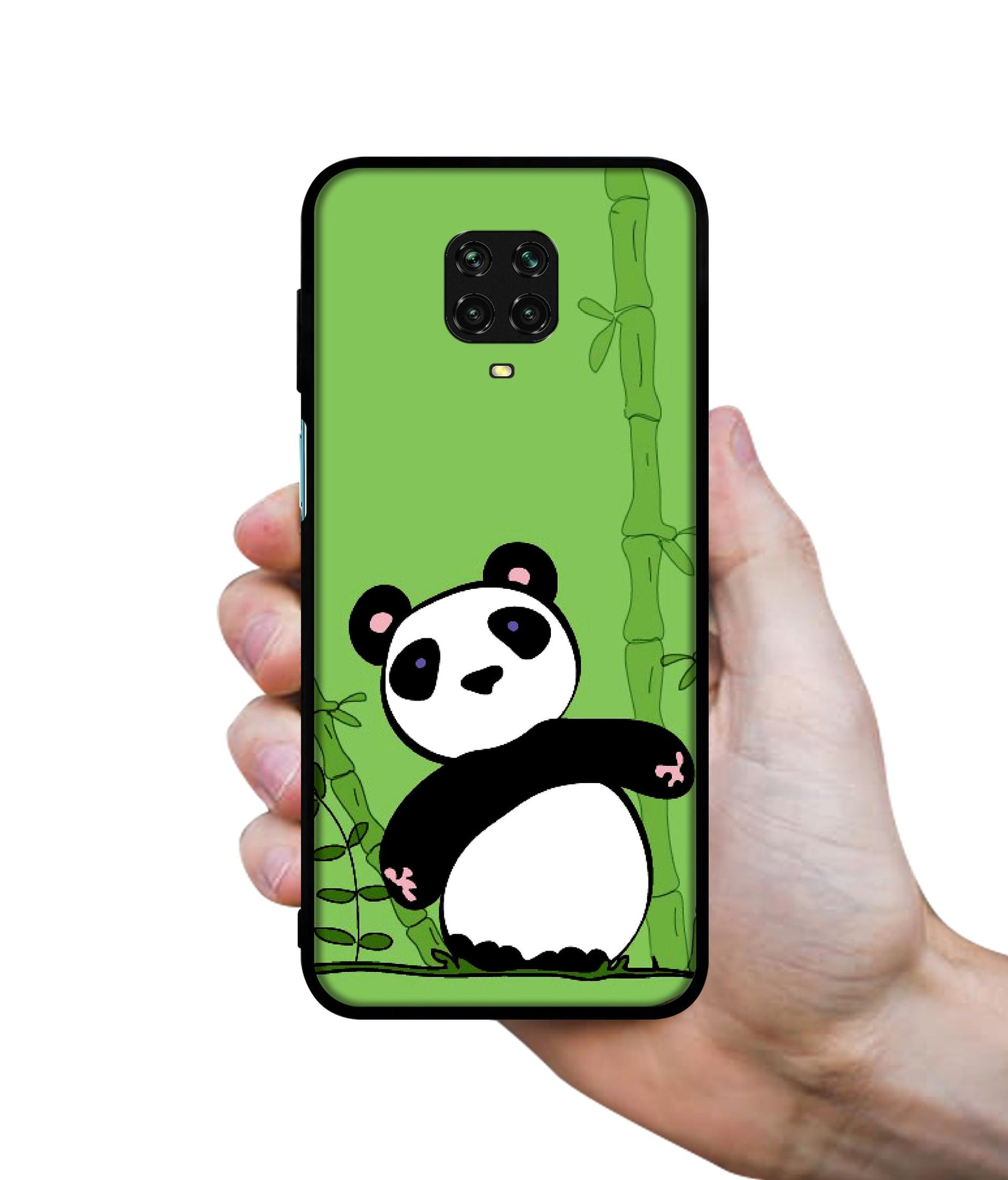 Panda with Bamboo Designer 2D Printed Back Case Cover for Mi Redmi Note 9 Pro / Note 9 Pro Max / Poco M2 Pro