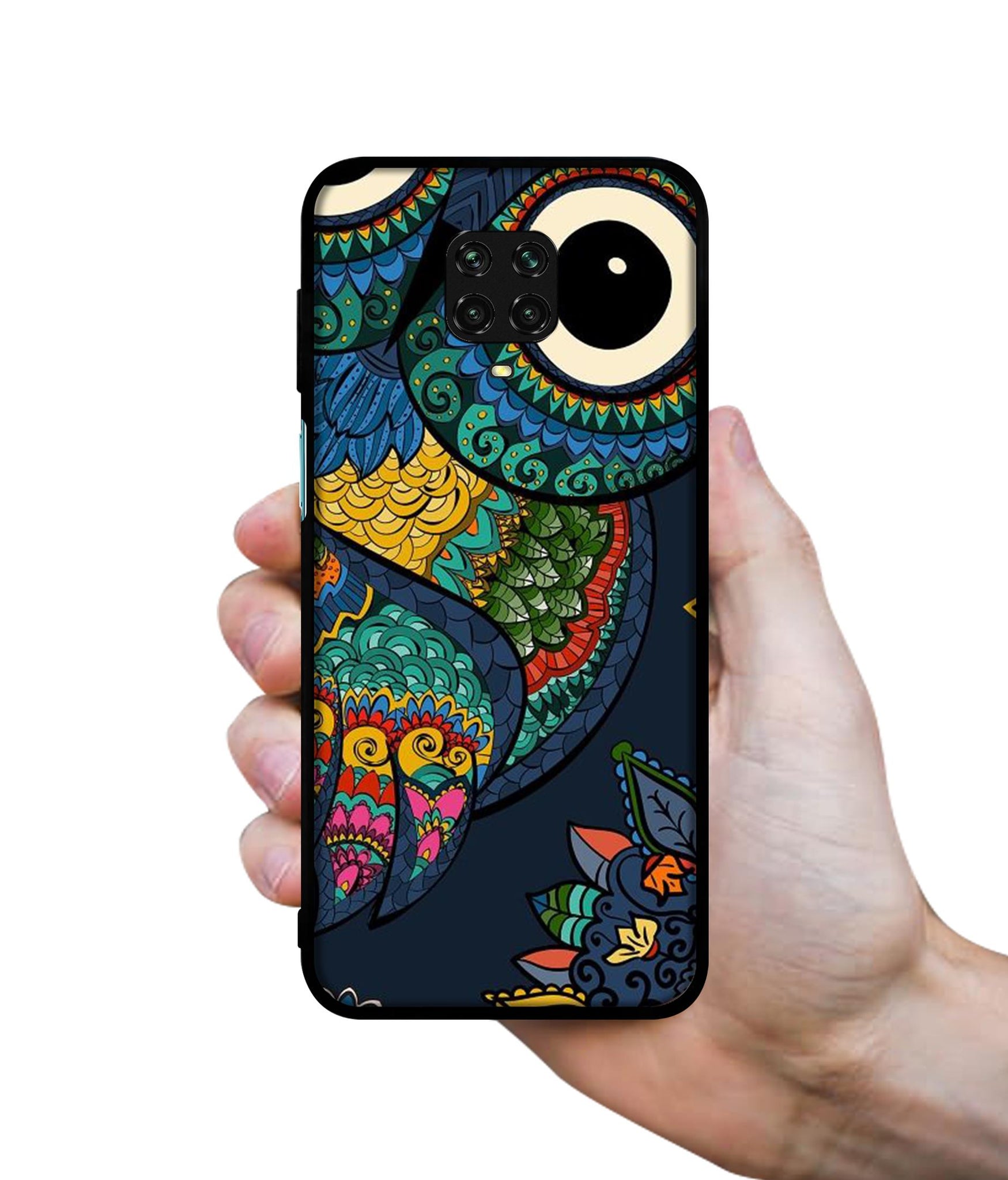 Owl Illustration Designer 2D Printed Back Case Cover for Mi Redmi Note 9 Pro / Note 9 Pro Max / Poco M2 Pro