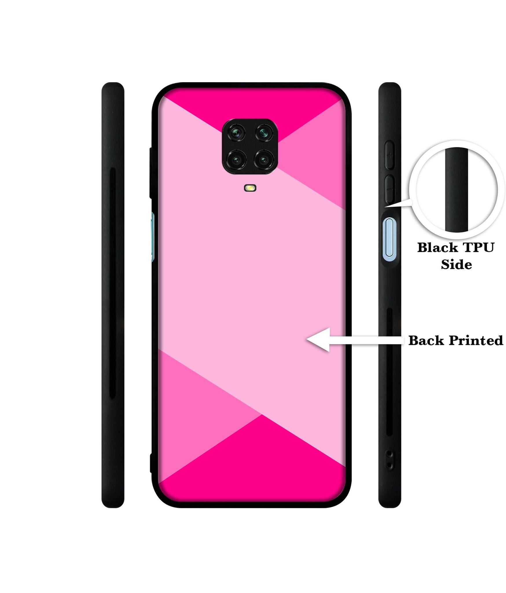 Pink Cross Vector Designer 2D Printed Back Case Cover for Mi Redmi Note 9 Pro / Note 9 Pro Max / Poco M2 Pro