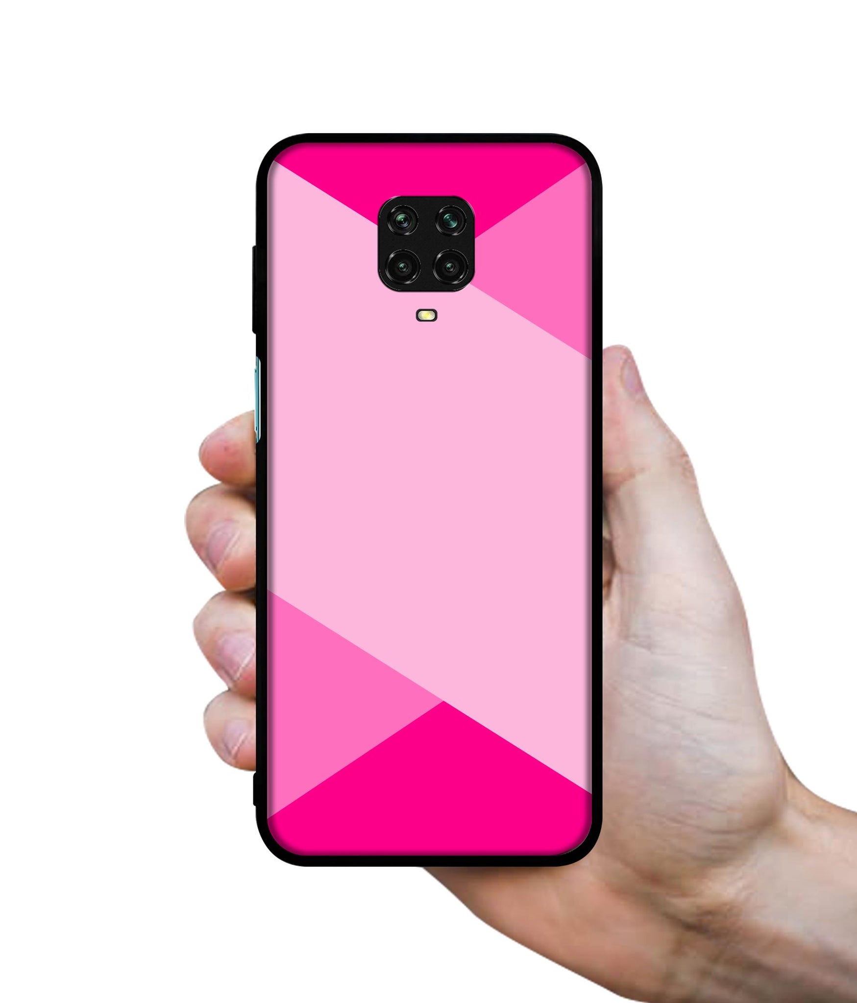 Pink Cross Vector Designer 2D Printed Back Case Cover for Mi Redmi Note 9 Pro / Note 9 Pro Max / Poco M2 Pro