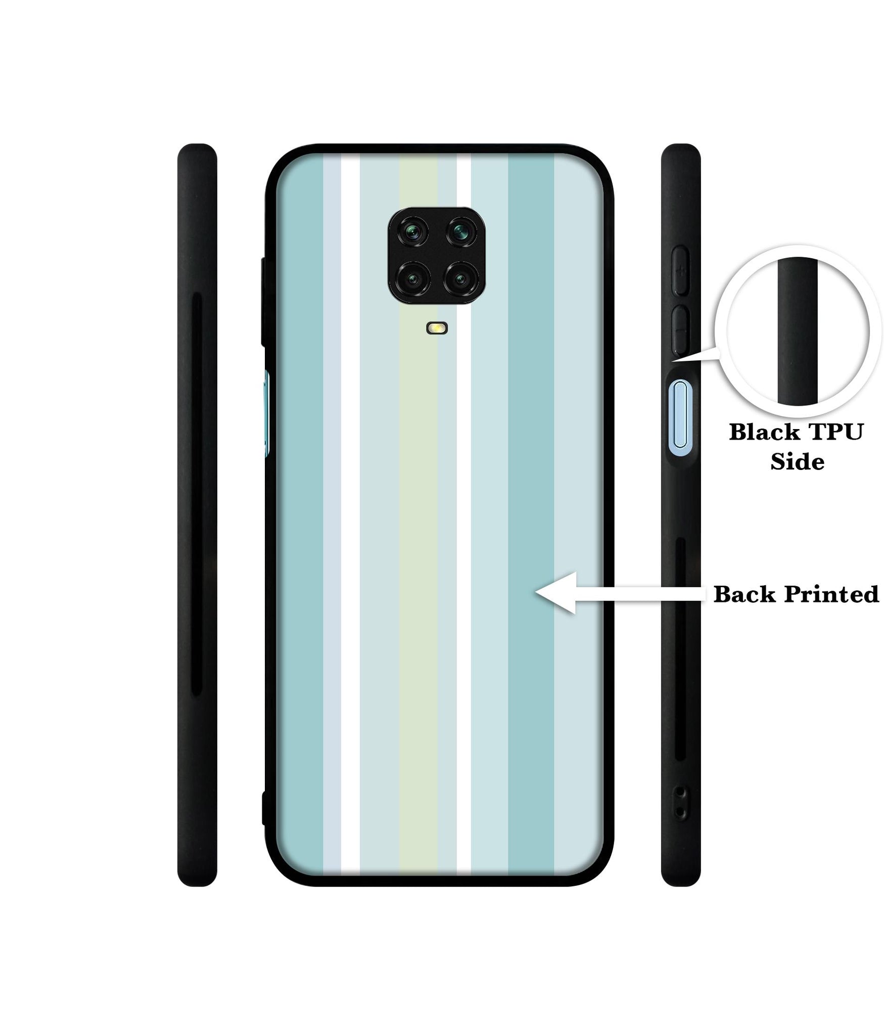 Light Green Stripes Designer 2D Printed Back Case Cover for Mi Redmi Note 9 Pro / Note 9 Pro Max / Poco M2 Pro