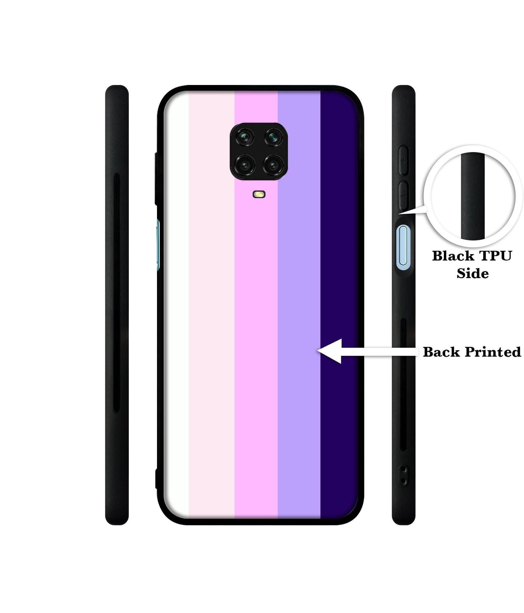 Pink and Purple Lines Designer 2D Printed Back Case Cover for Mi Redmi Note 9 Pro / Note 9 Pro Max / Poco M2 Pro