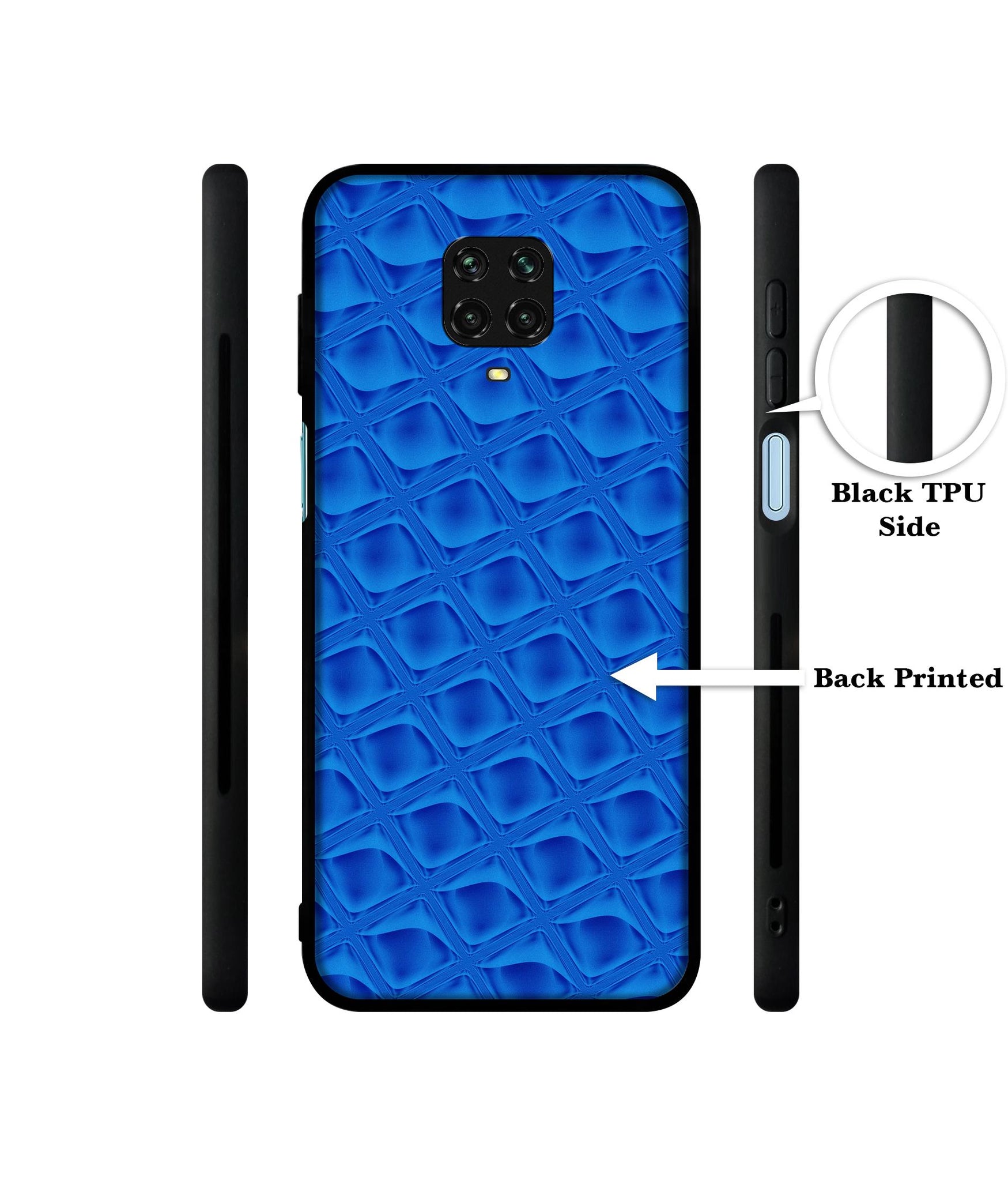 Blue Diamond Designer 2D Printed Back Case Cover for Mi Redmi Note 9 Pro / Note 9 Pro Max / Poco M2 Pro