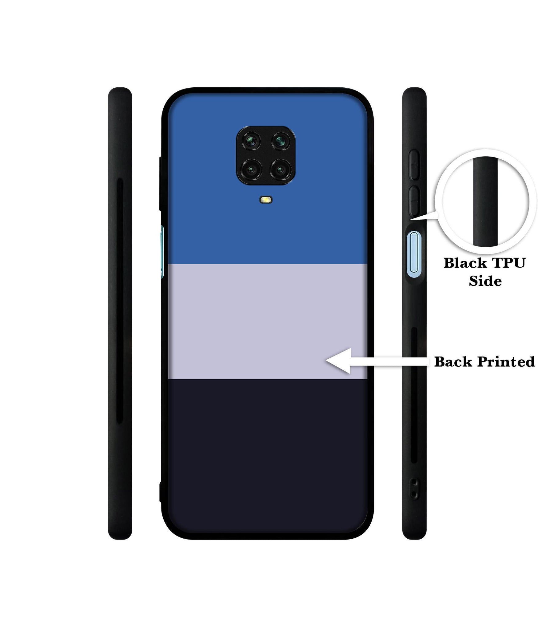 Three Color Stripes Designer 2D Printed Back Case Cover for Mi Redmi Note 9 Pro / Note 9 Pro Max / Poco M2 Pro