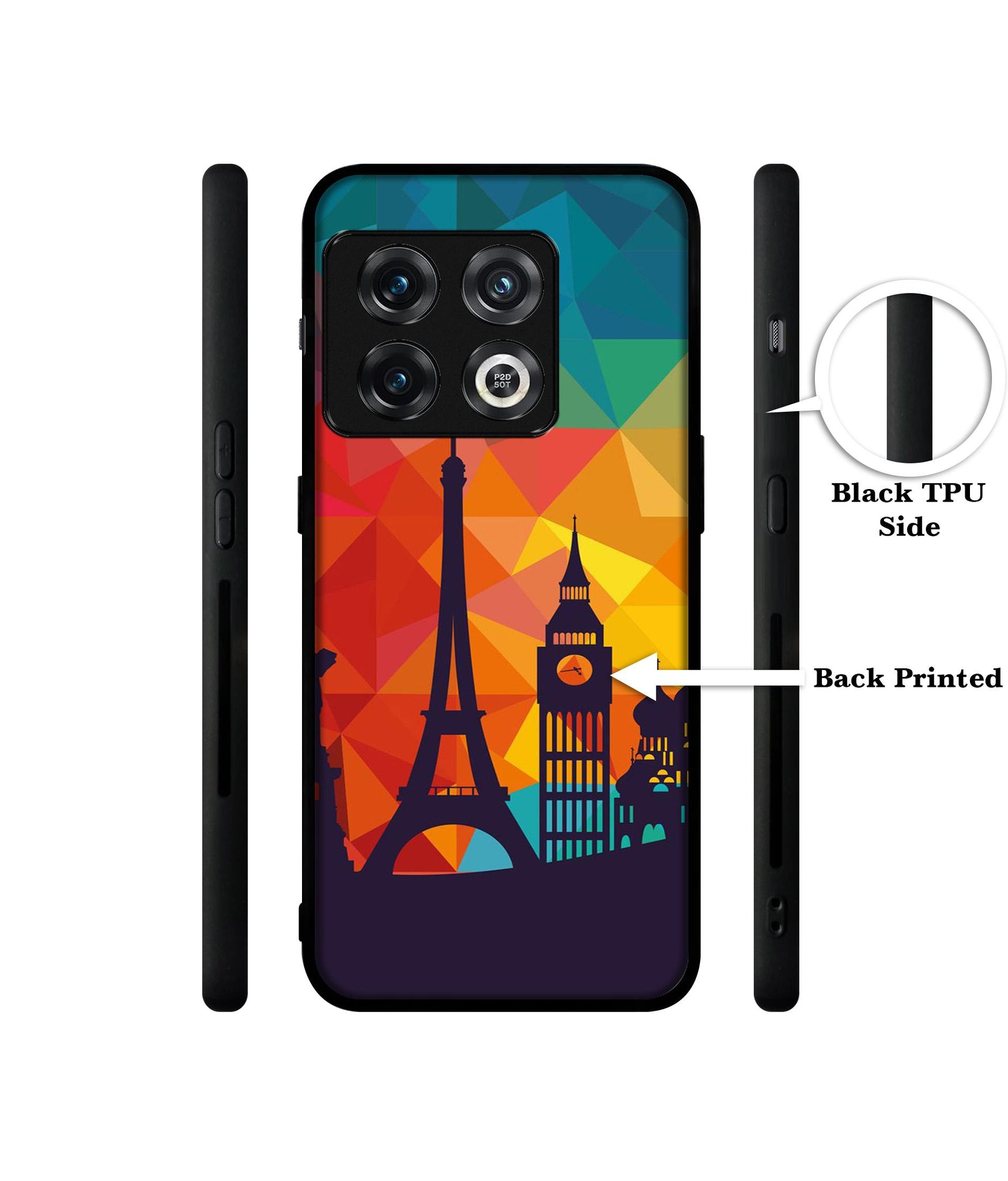 Colored Paris Designer 2D Printed Back Case Cover for OnePlus 10 Pro 5G