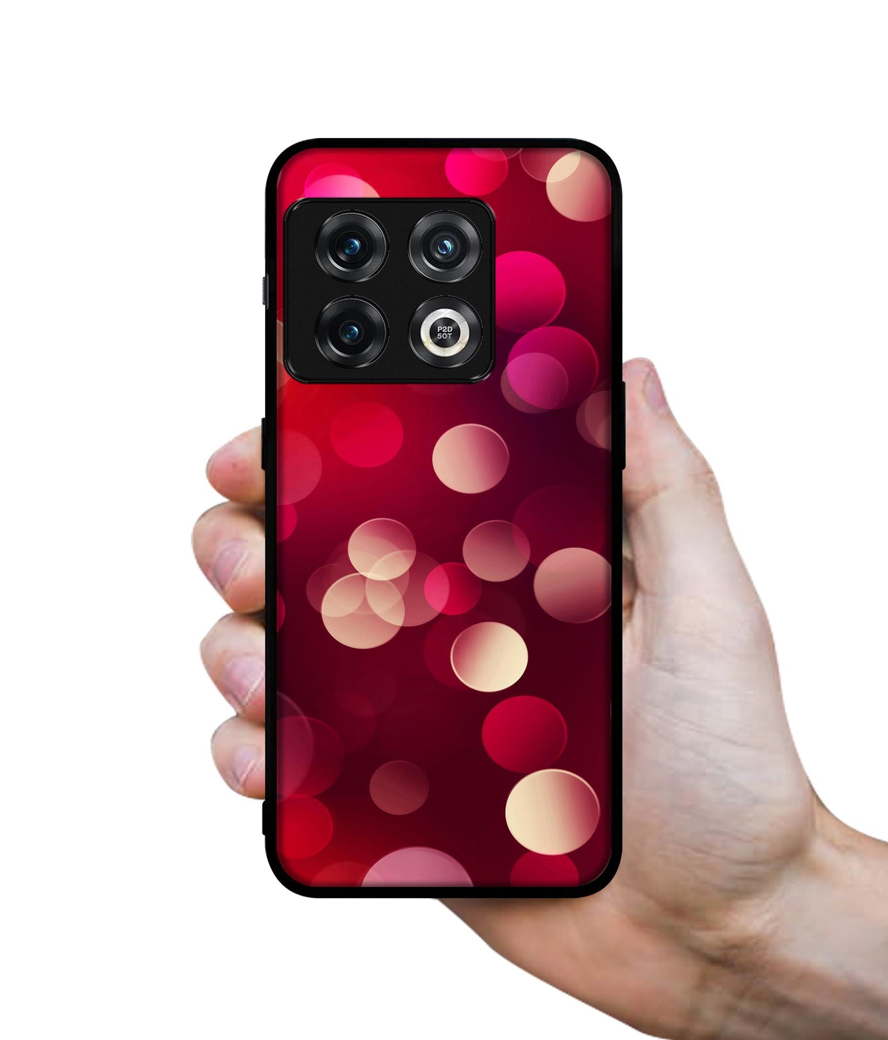 3D Circles Designer 2D Printed Back Case Cover for OnePlus 10 Pro 5G