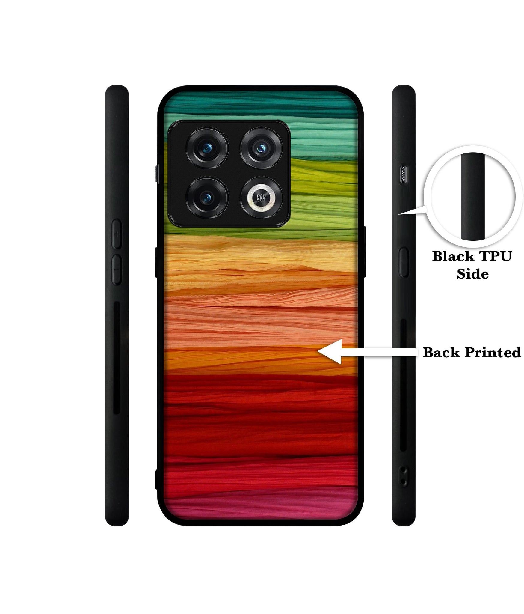 Colorful Thread Designer 2D Printed Back Case Cover for OnePlus 10 Pro 5G