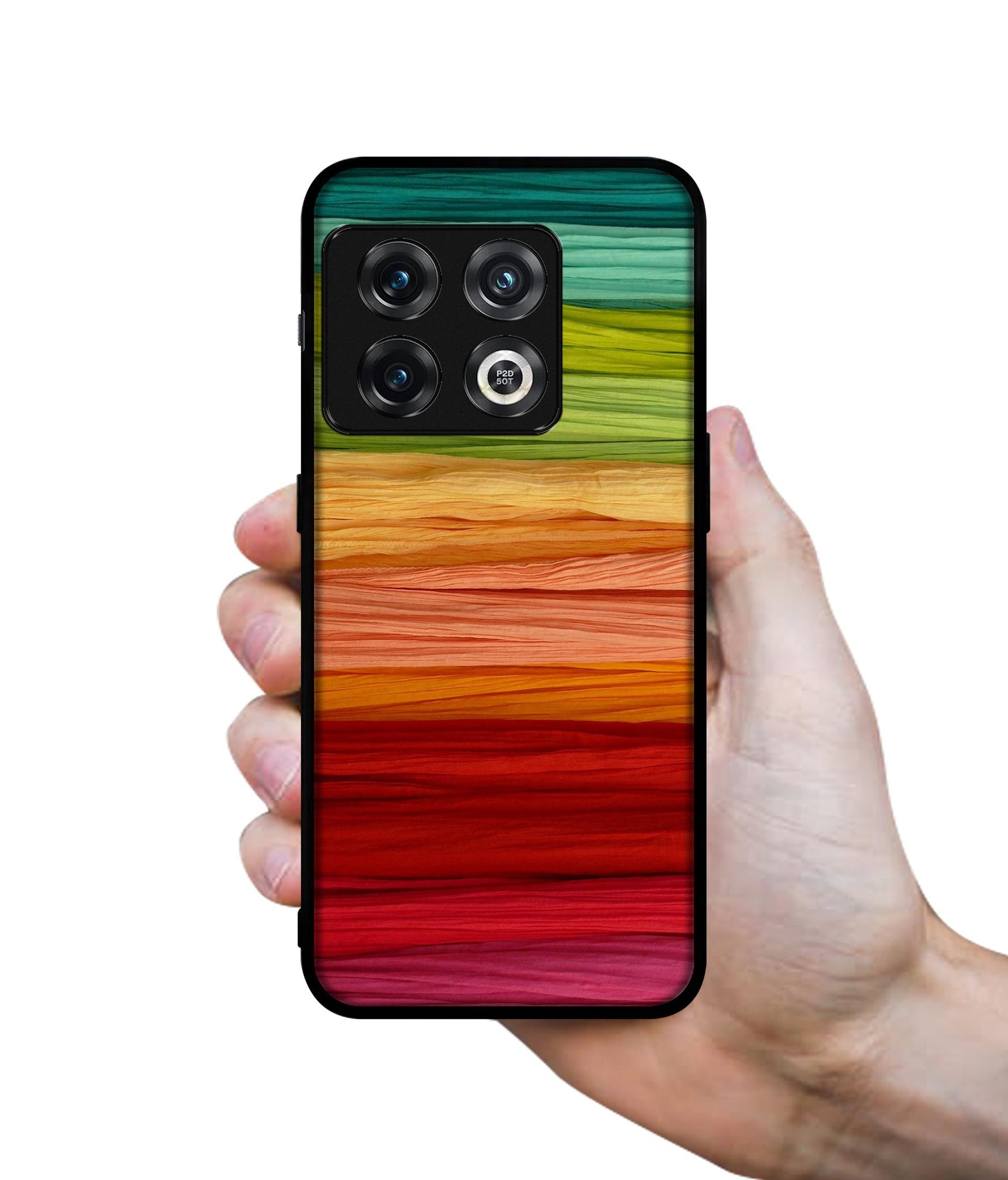 Colorful Thread Designer 2D Printed Back Case Cover for OnePlus 10 Pro 5G