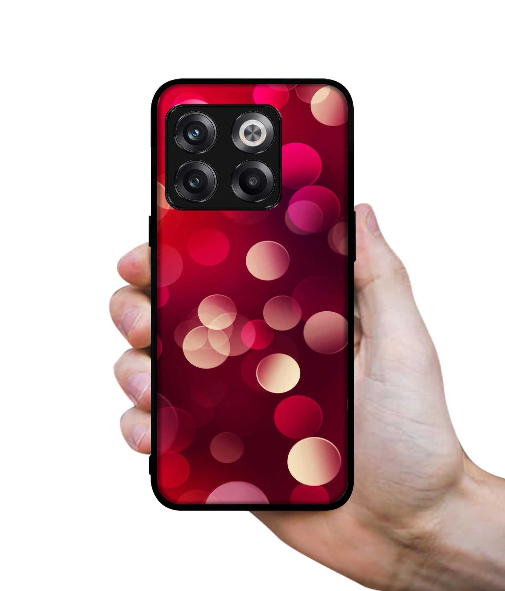 3D Circles Designer 2D Printed Back Case Cover for OnePlus 10T 5G