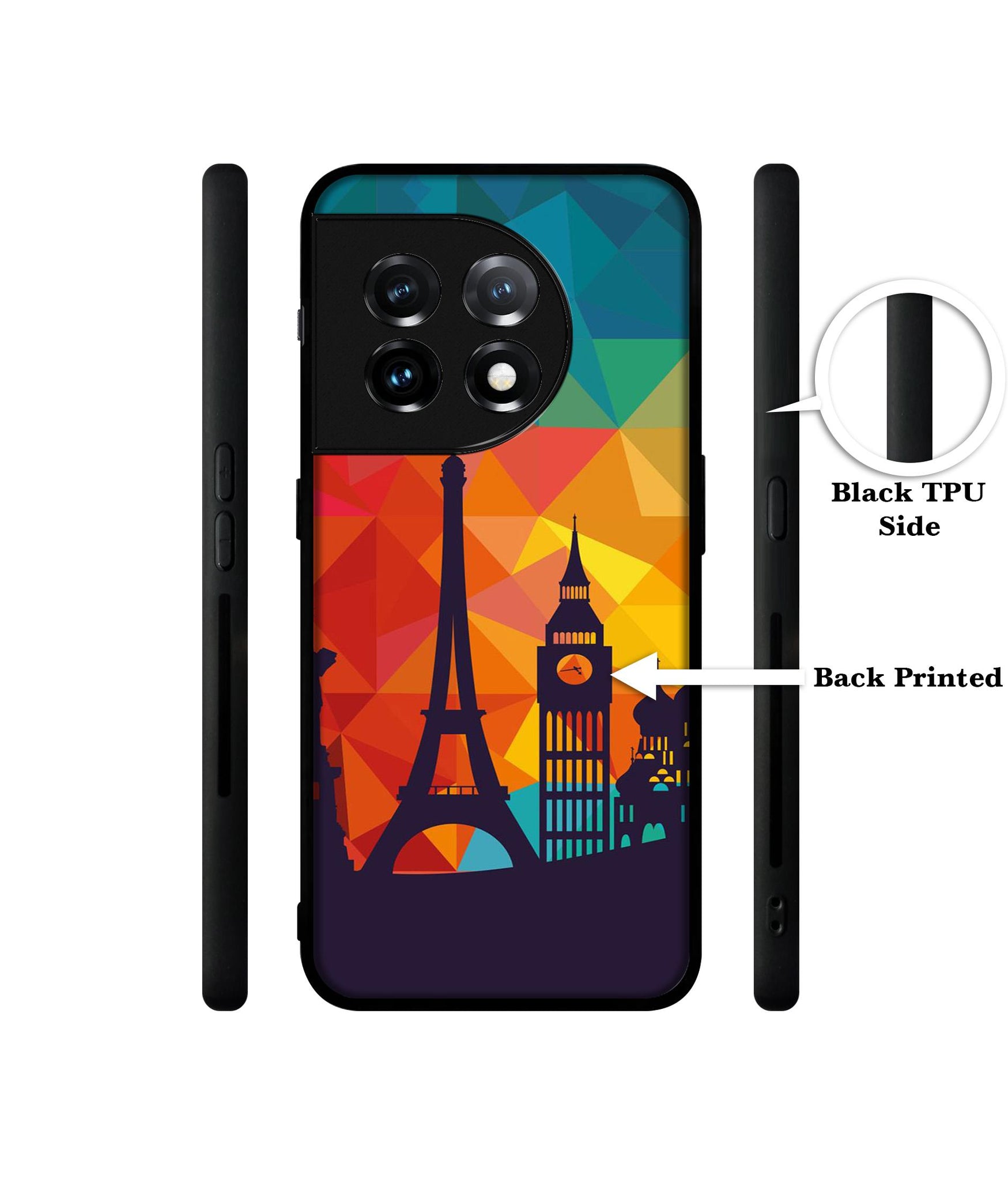 Colored Paris Designer 2D Printed Back Case Cover for OnePlus 11 5G