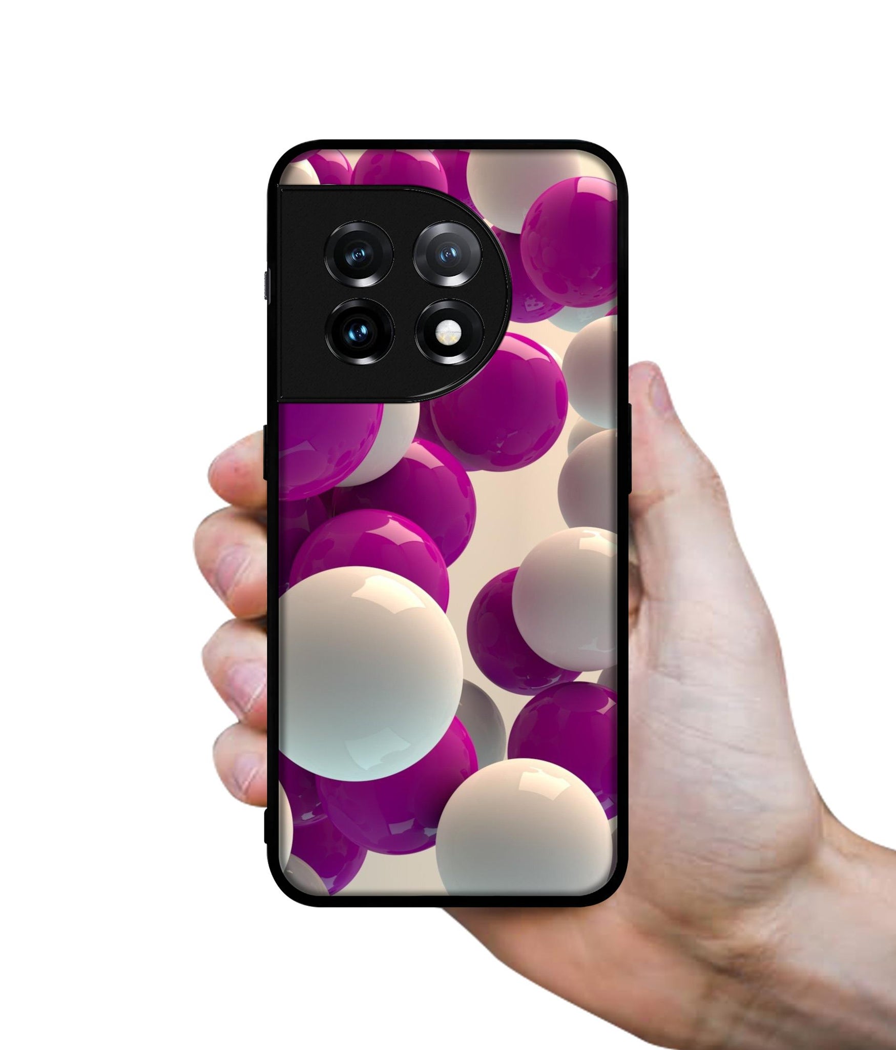 3D Balloons Designer 2D Printed Back Case Cover for OnePlus 11R 5G