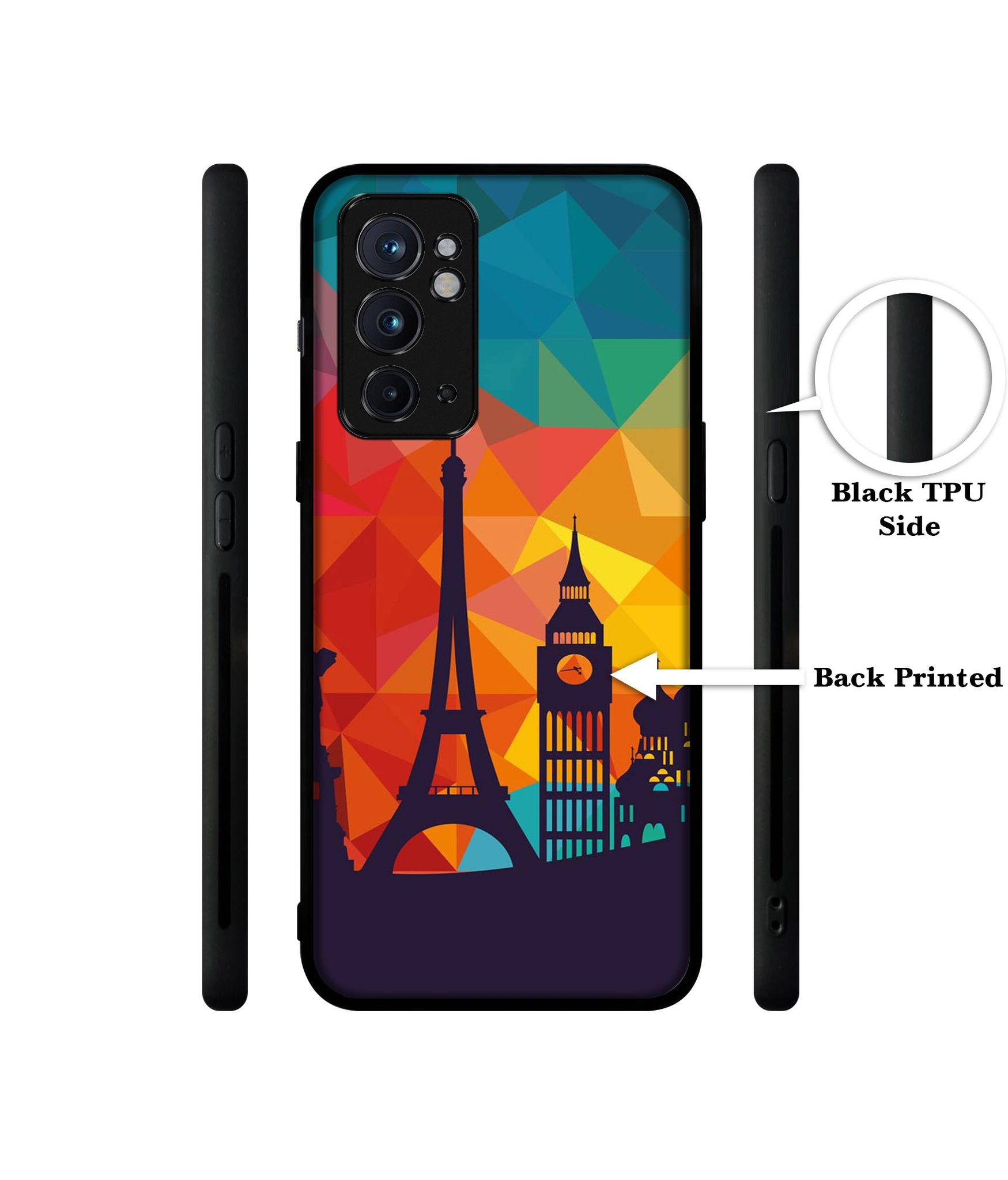 Colored Paris Designer 2D Printed Back Case Cover for OnePlus 9RT 5G