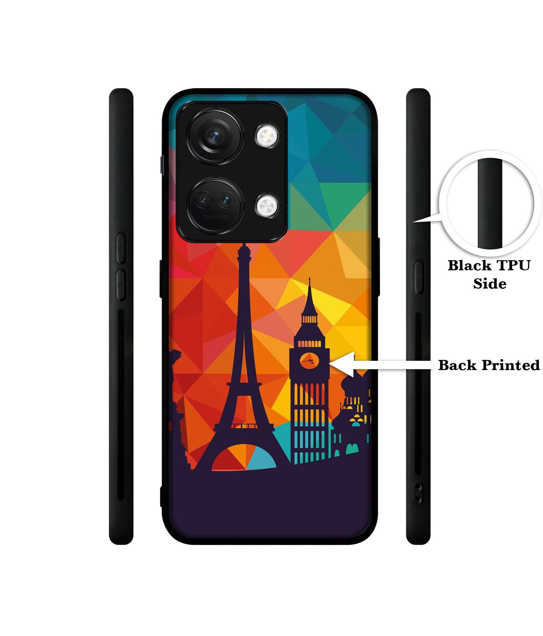 Colored Paris Designer 2D Printed Back Case Cover for OnePlus Nord 3 5G