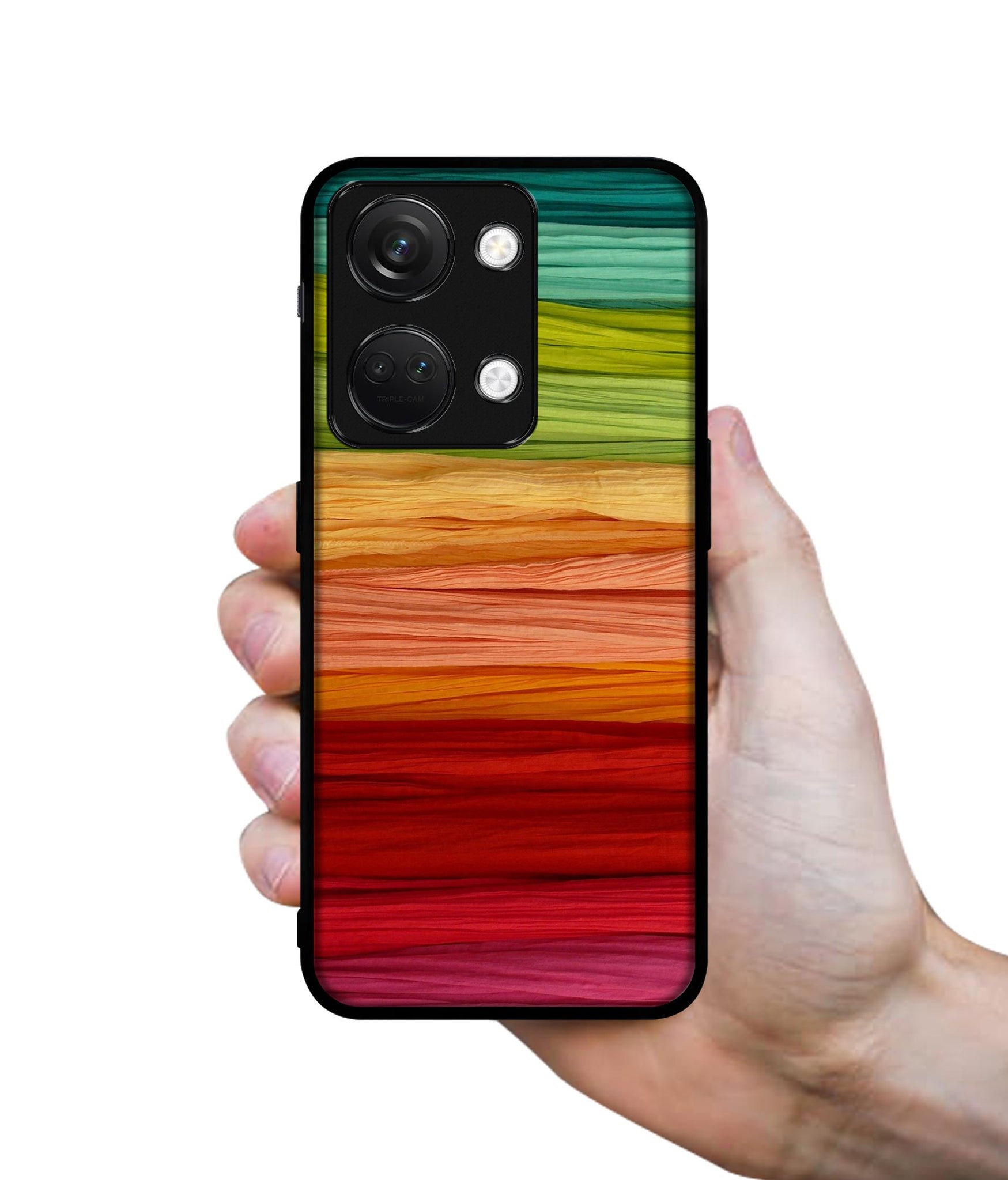 Colorful Thread Designer 2D Printed Back Case Cover for OnePlus Nord 3 5G