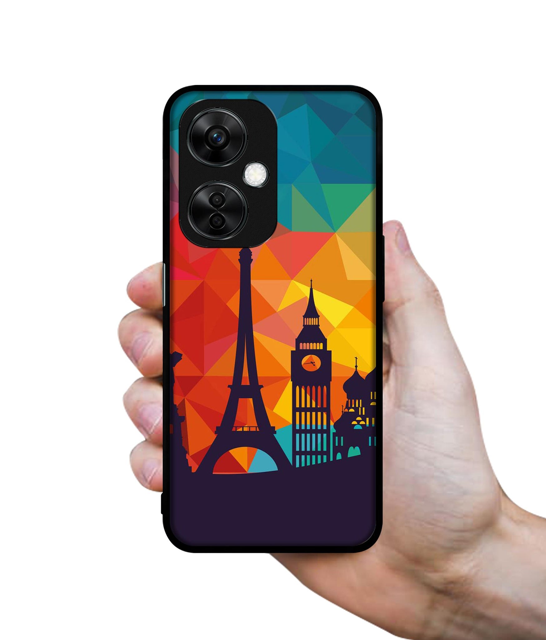 Colored Paris Designer 2D Printed Back Case Cover for OnePlus Nord CE 3 Lite 5G