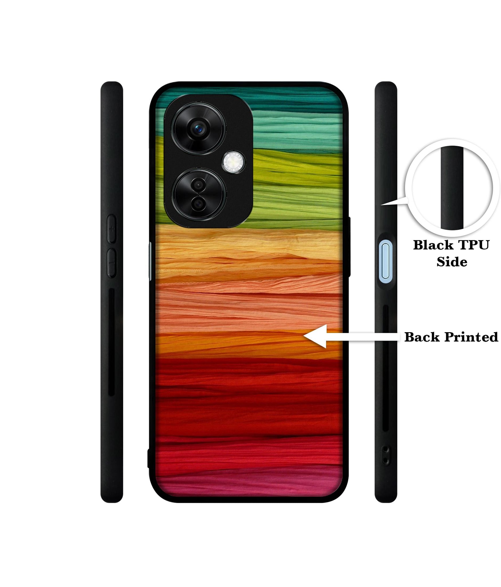 Colorful Thread Designer 2D Printed Back Case Cover for OnePlus Nord CE 3 Lite 5G