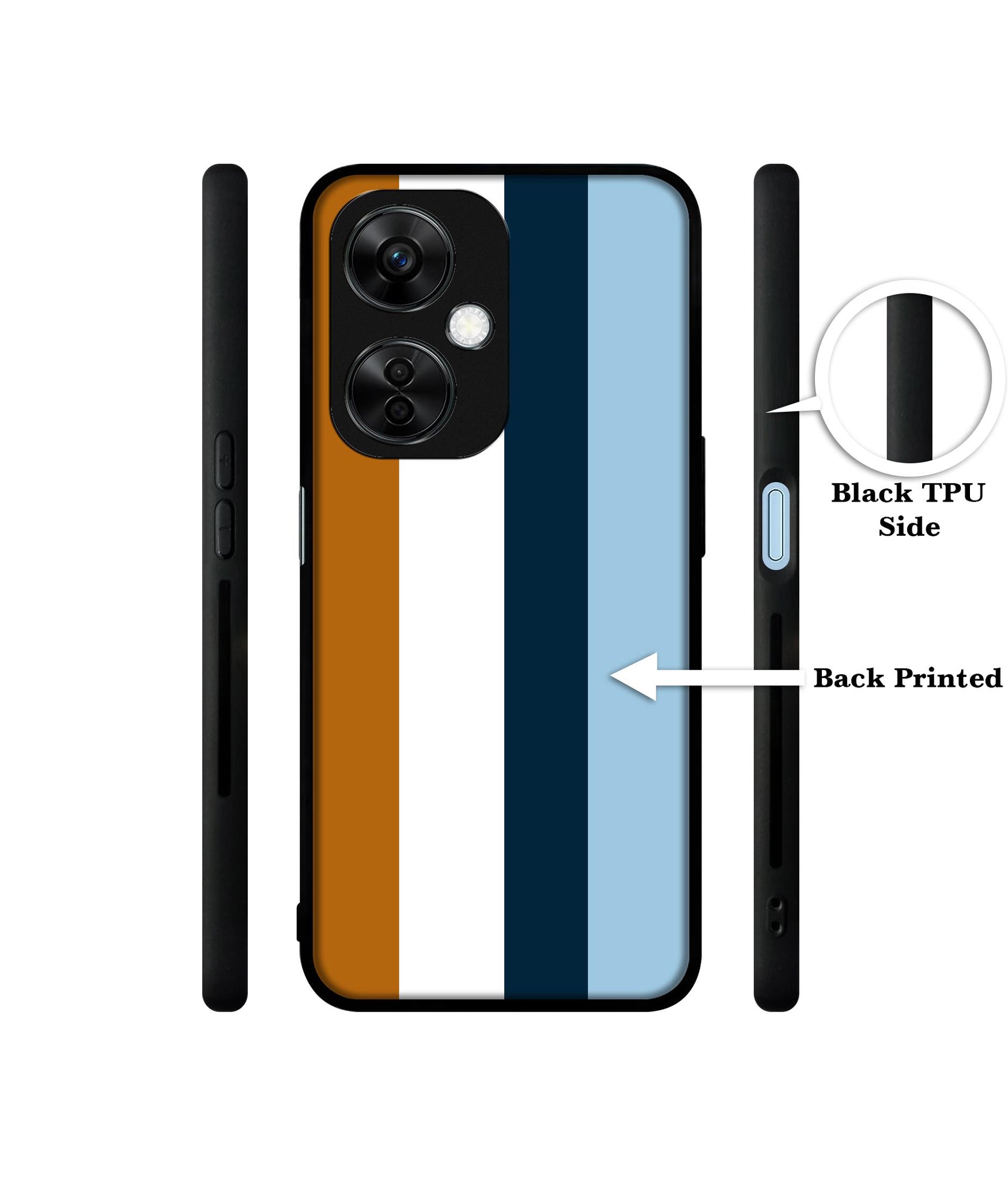 Color Stripes Designer 2D Printed Back Case Cover for OnePlus Nord CE 3 Lite 5G