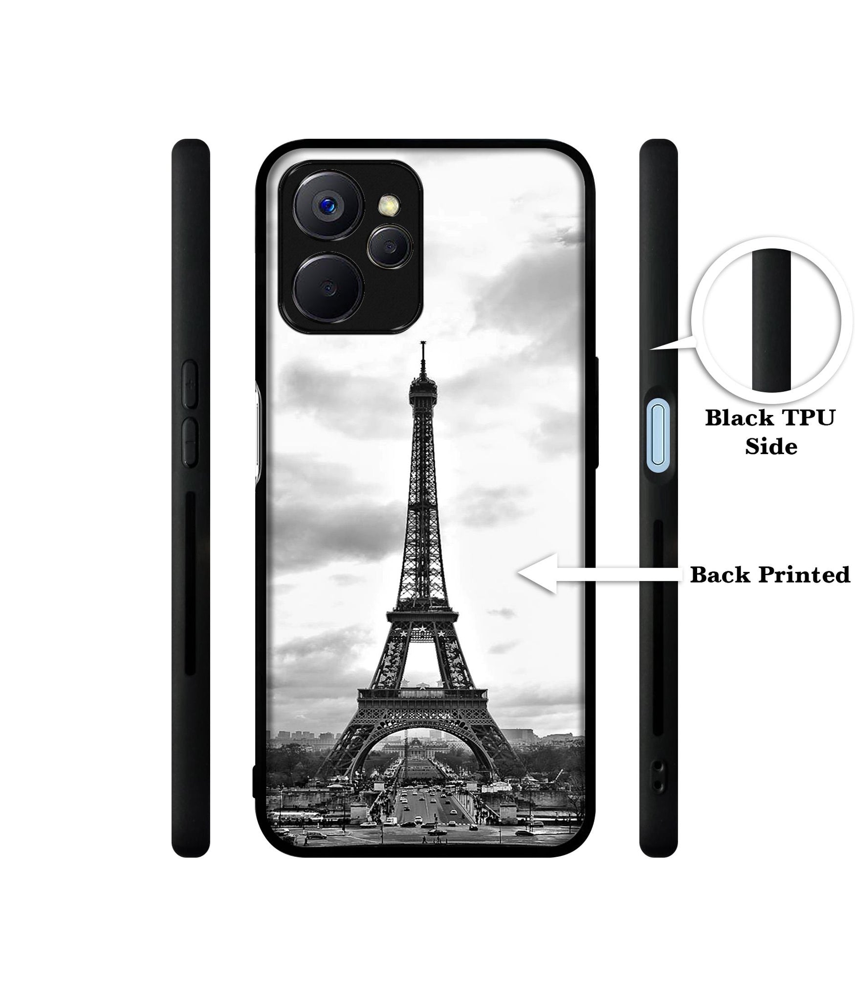 Eiffel Tower Designer 2D Printed Back Case Cover for Realme 10 5G