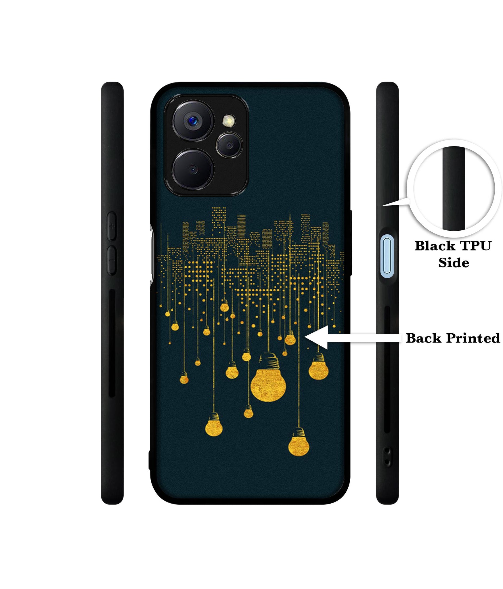 City Light Pattern Designer 2D Printed Back Case Cover for Realme 10 5G