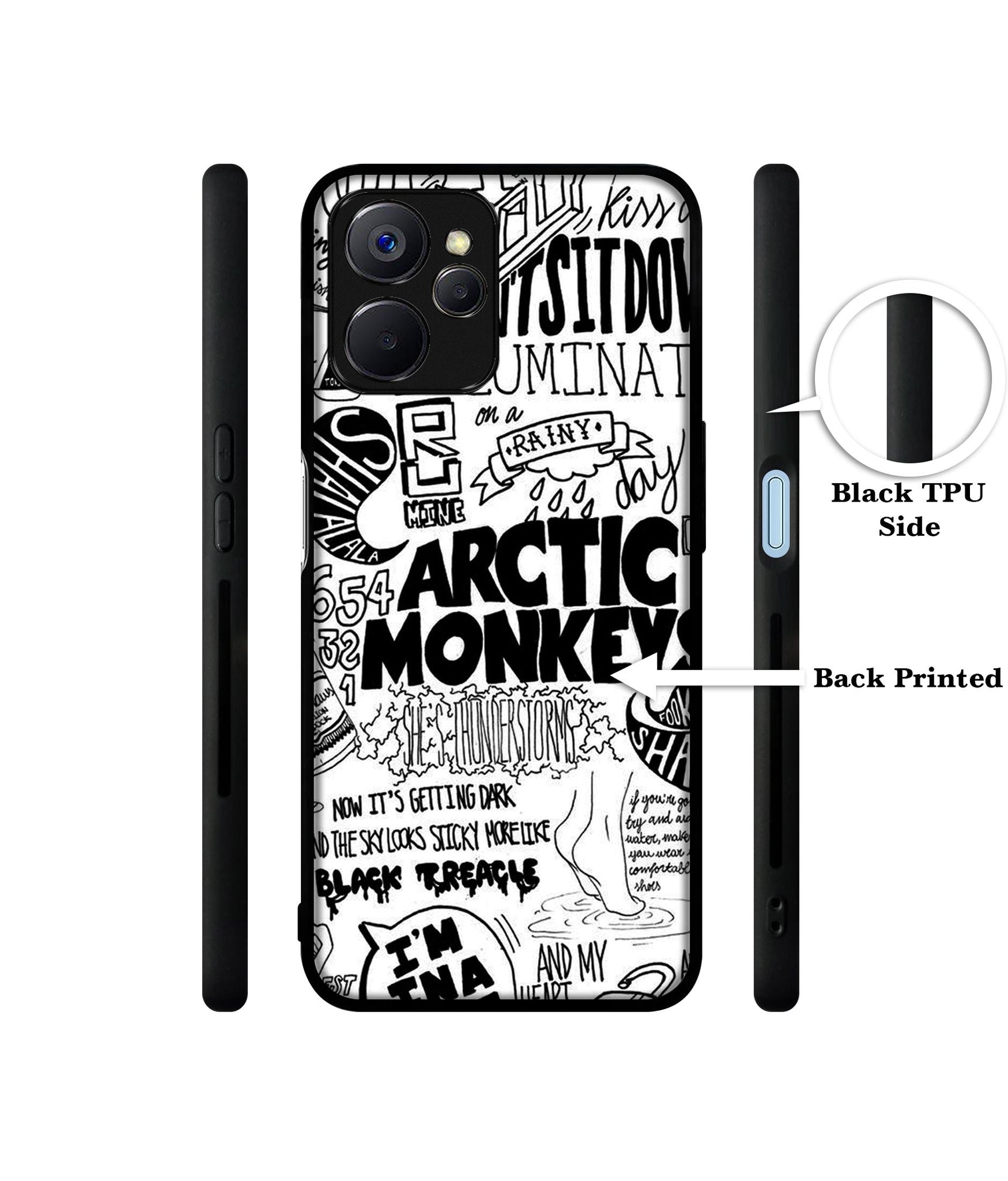 Arctic Monkeys Pattern Designer 2D Printed Back Case Cover for Realme 10 5G