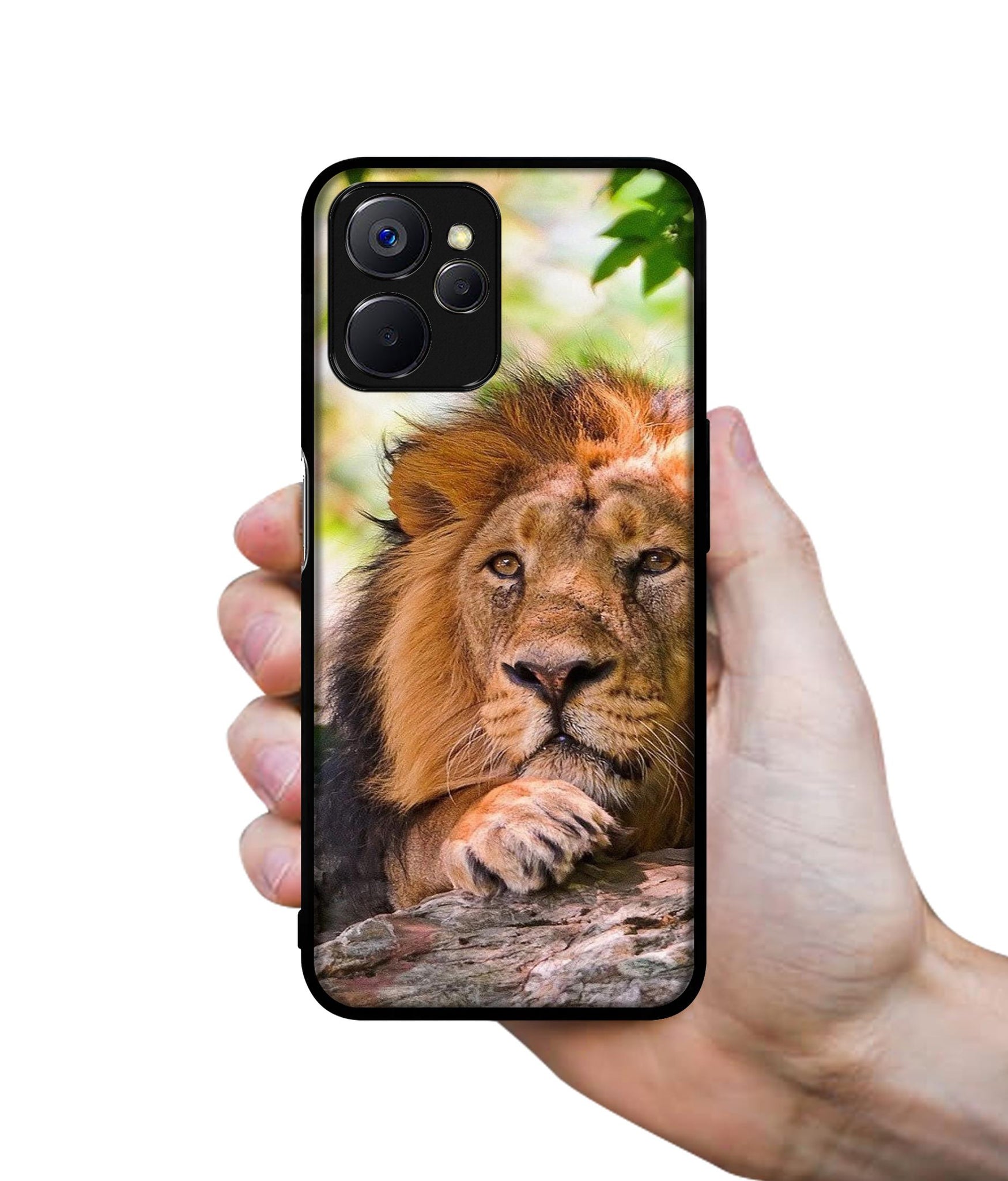 Tiger Pattern Print Designer 2D Printed Back Case Cover for Realme 10 5G