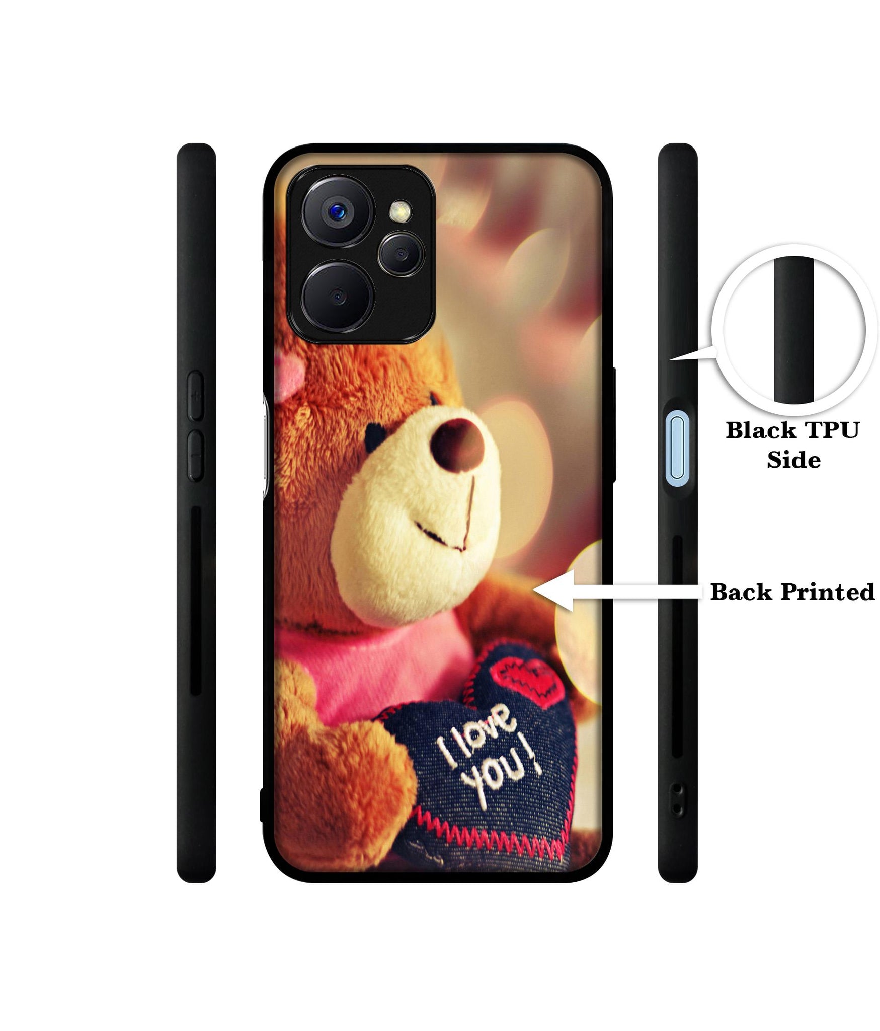 Teddy Bear Designer 2D Printed Back Case Cover for Realme 10 5G