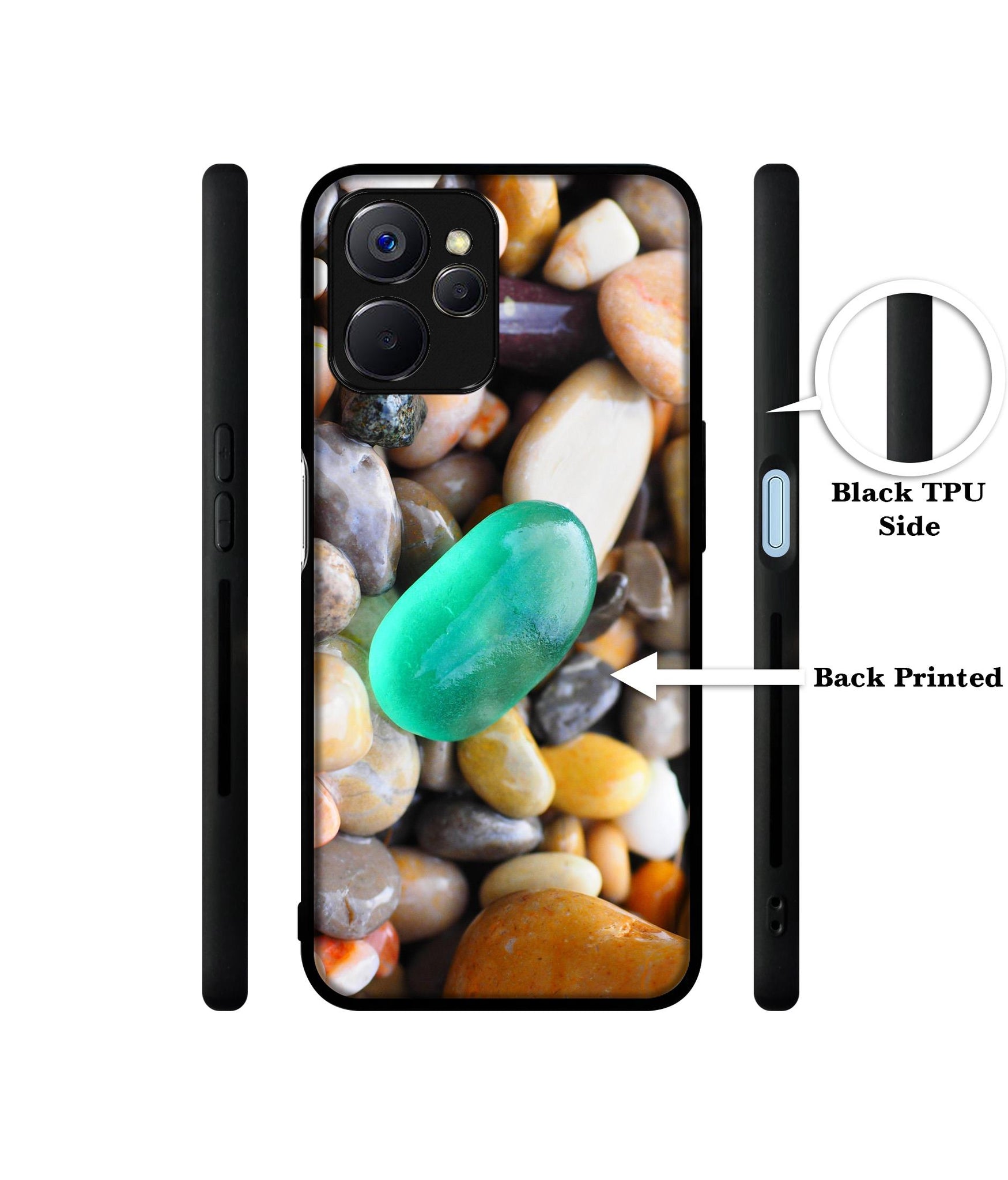 Sea Stones Designer 2D Printed Back Case Cover for Realme 10 5G