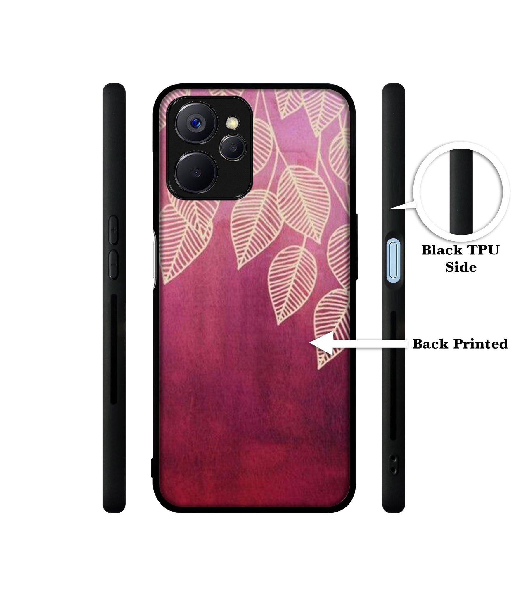 Leaf Pattern Designer 2D Printed Back Case Cover for Realme 10 5G