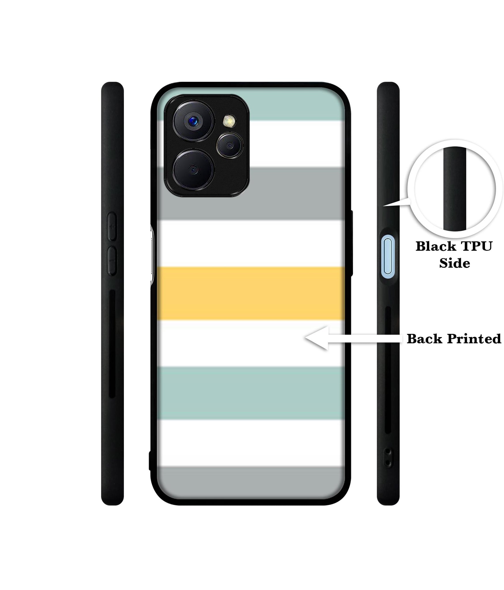 Line Texture Designer 2D Printed Back Case Cover for Realme 10 5G