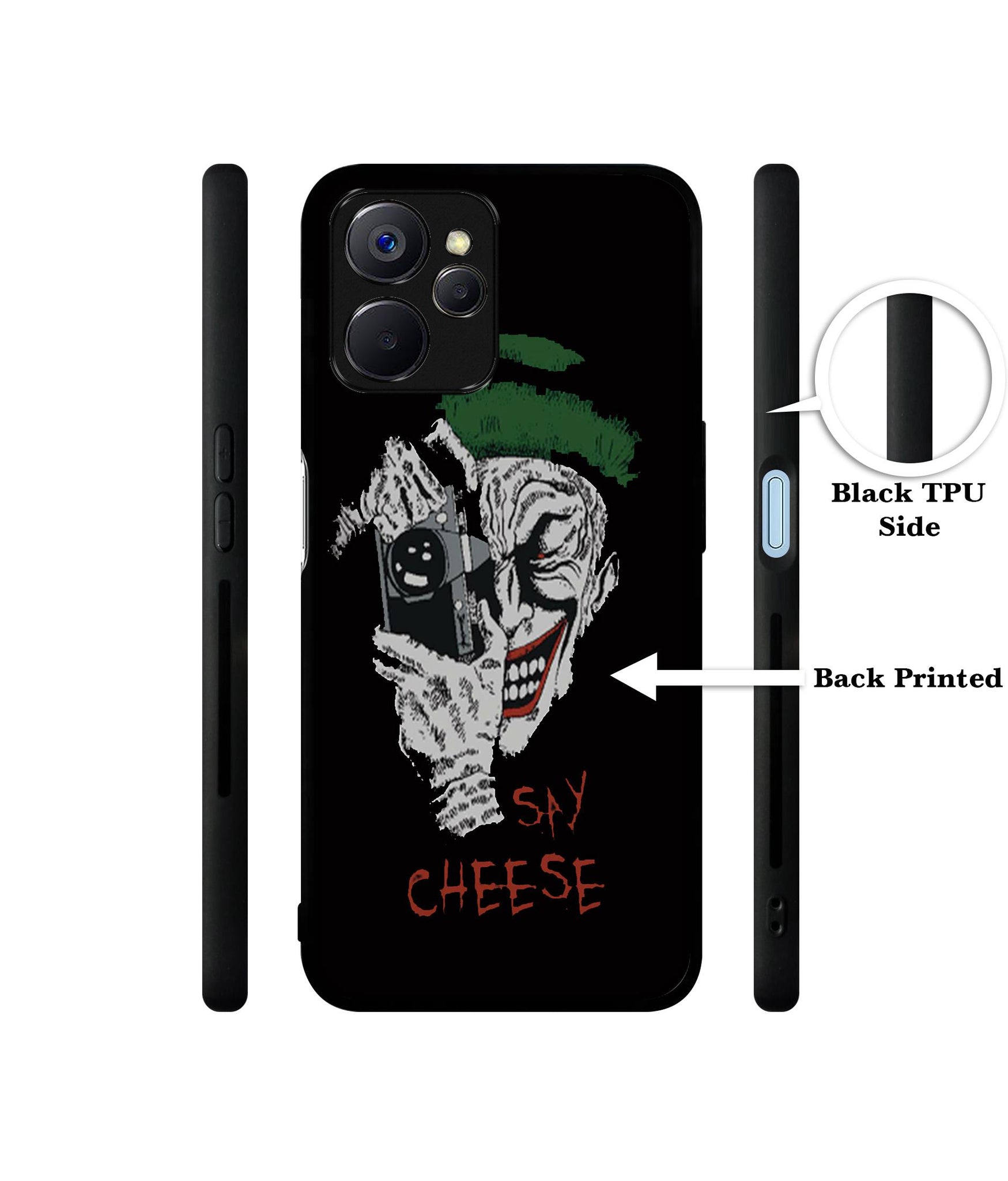 Joker Say Cheese Designer 2D Printed Back Case Cover for Realme 10 5G