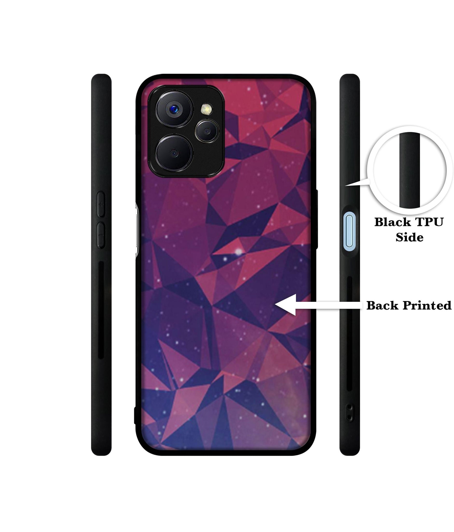 Bad Color Shape Designer 2D Printed Back Case Cover for Realme 10 5G